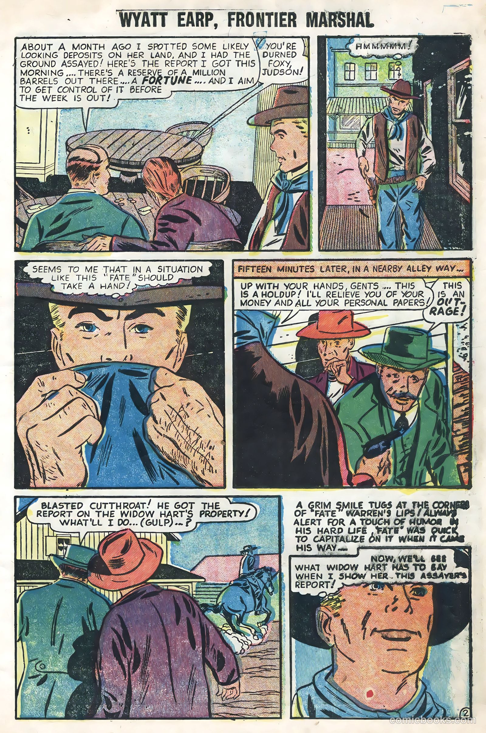 Wyatt Earp, Frontier Marshal #12 — page 27 of 36
