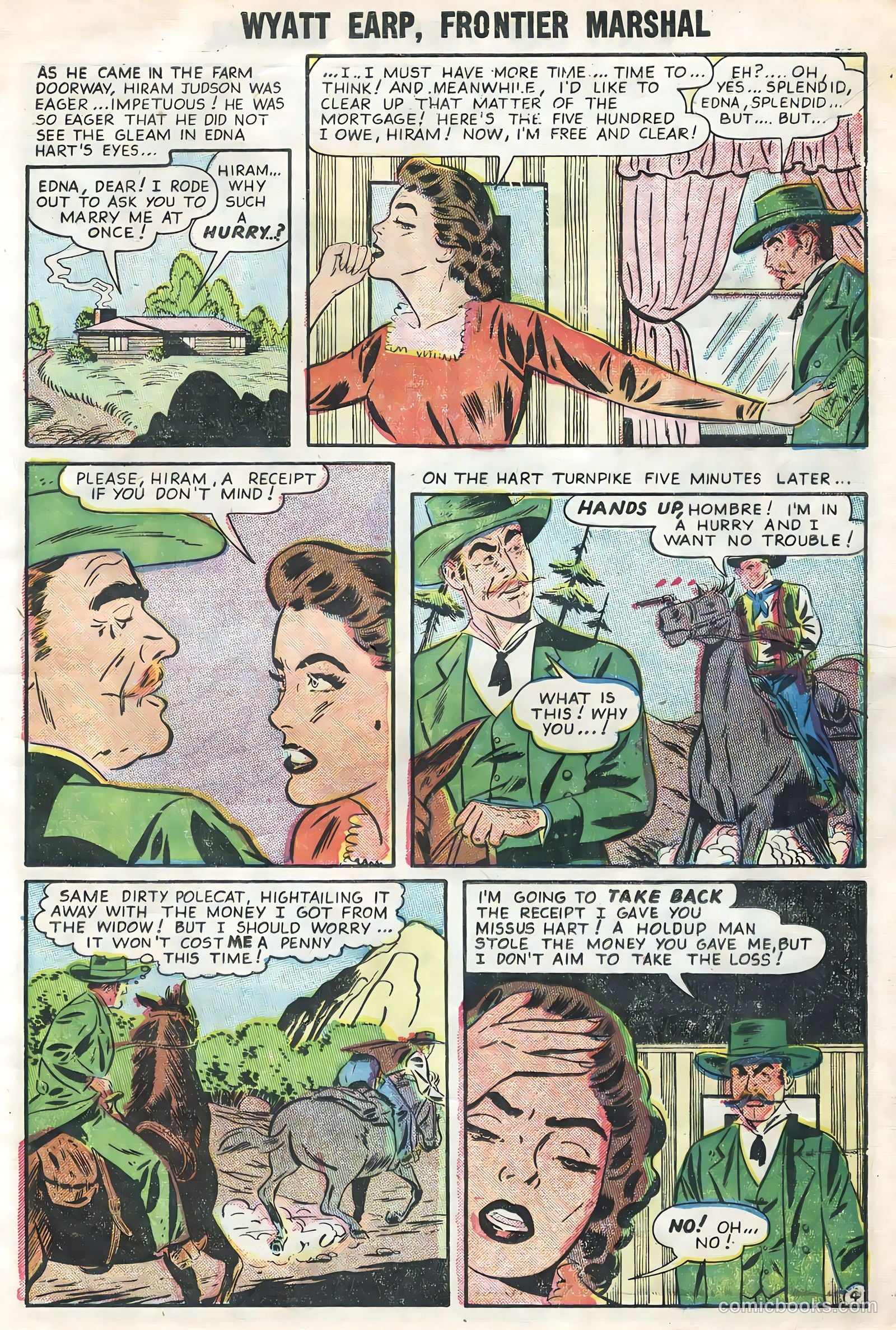 Wyatt Earp, Frontier Marshal #12 — page 29 of 36