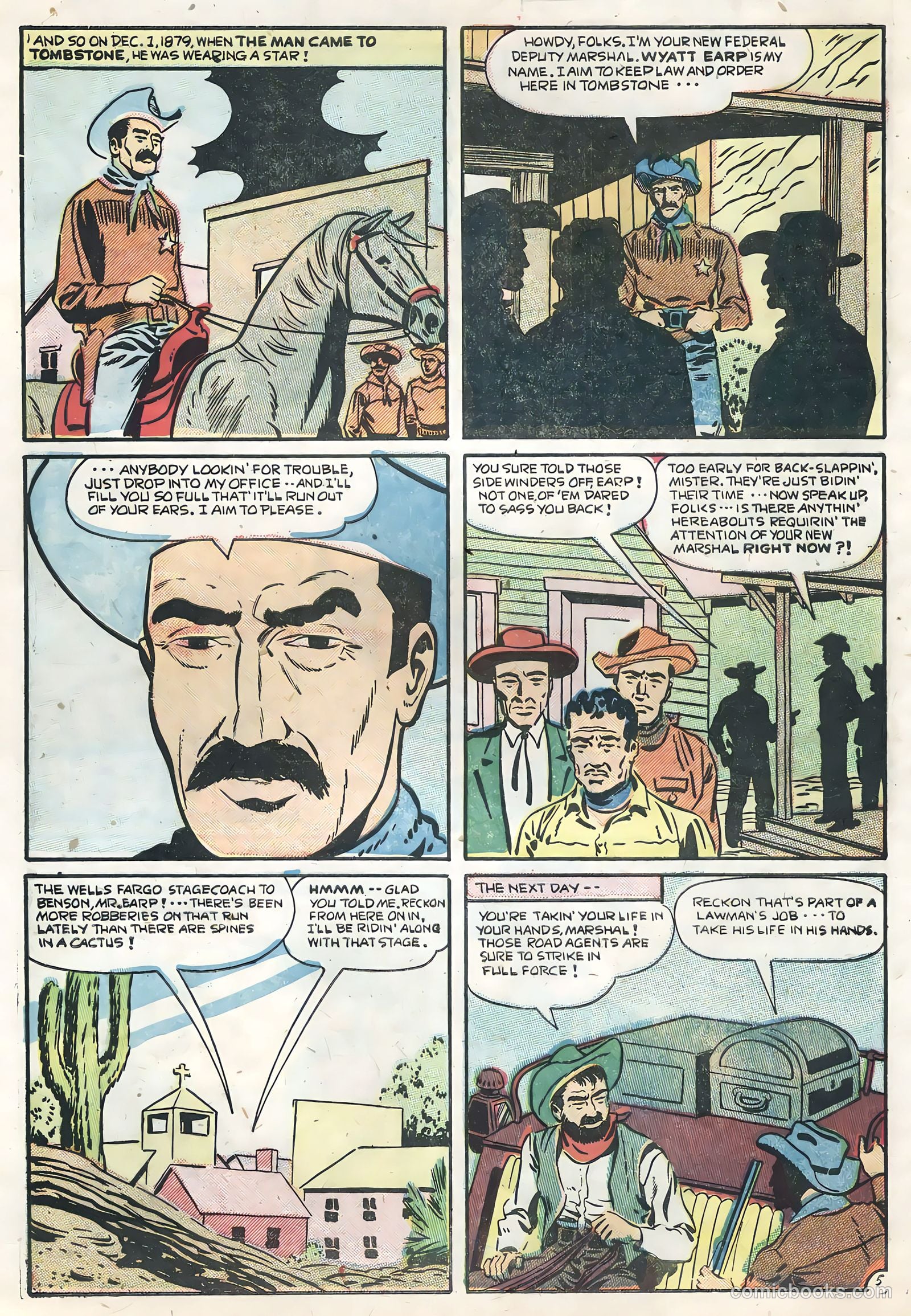 Wyatt Earp, Frontier Marshal #13 — page 8 of 36