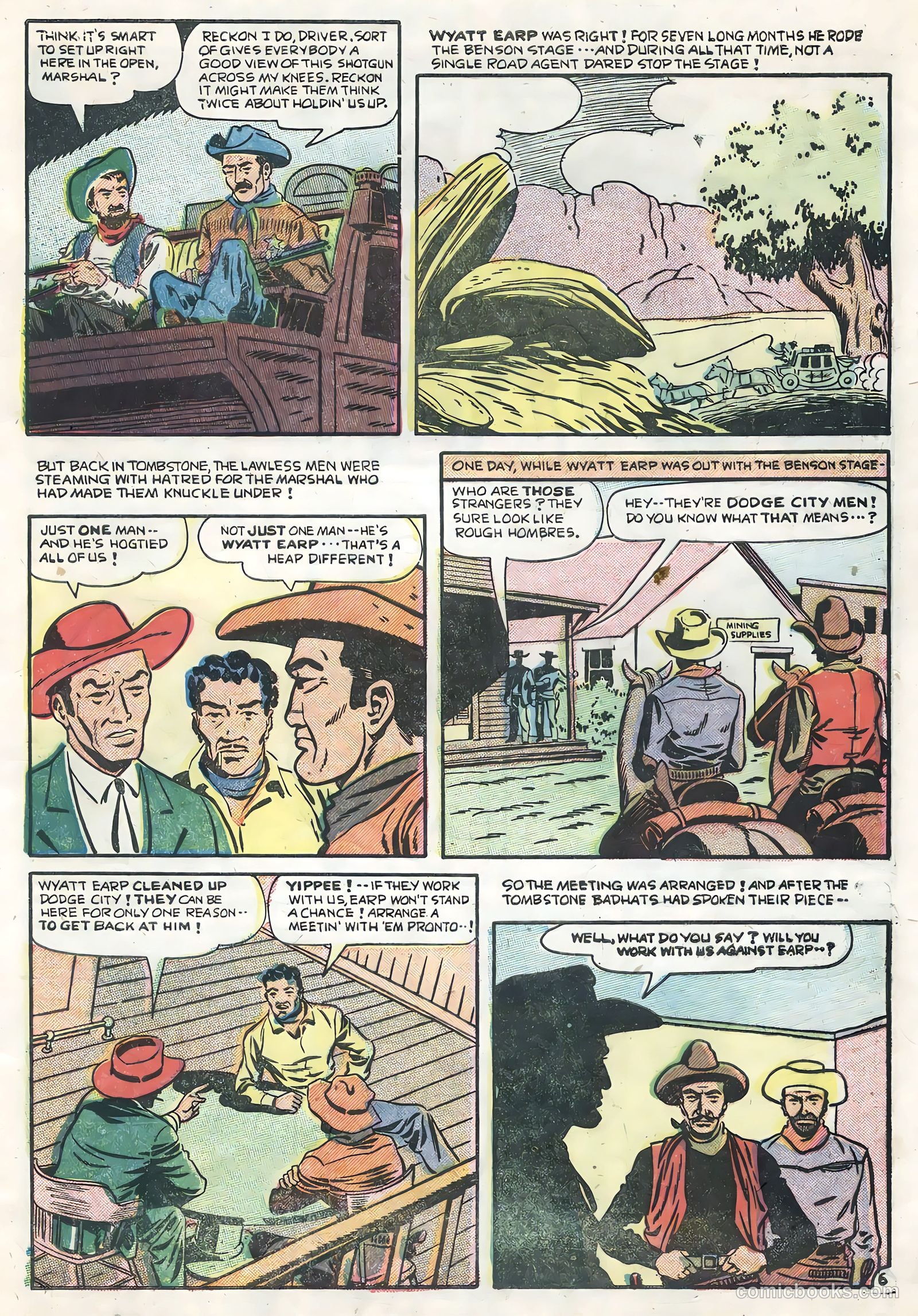 Wyatt Earp, Frontier Marshal #13 — page 9 of 36