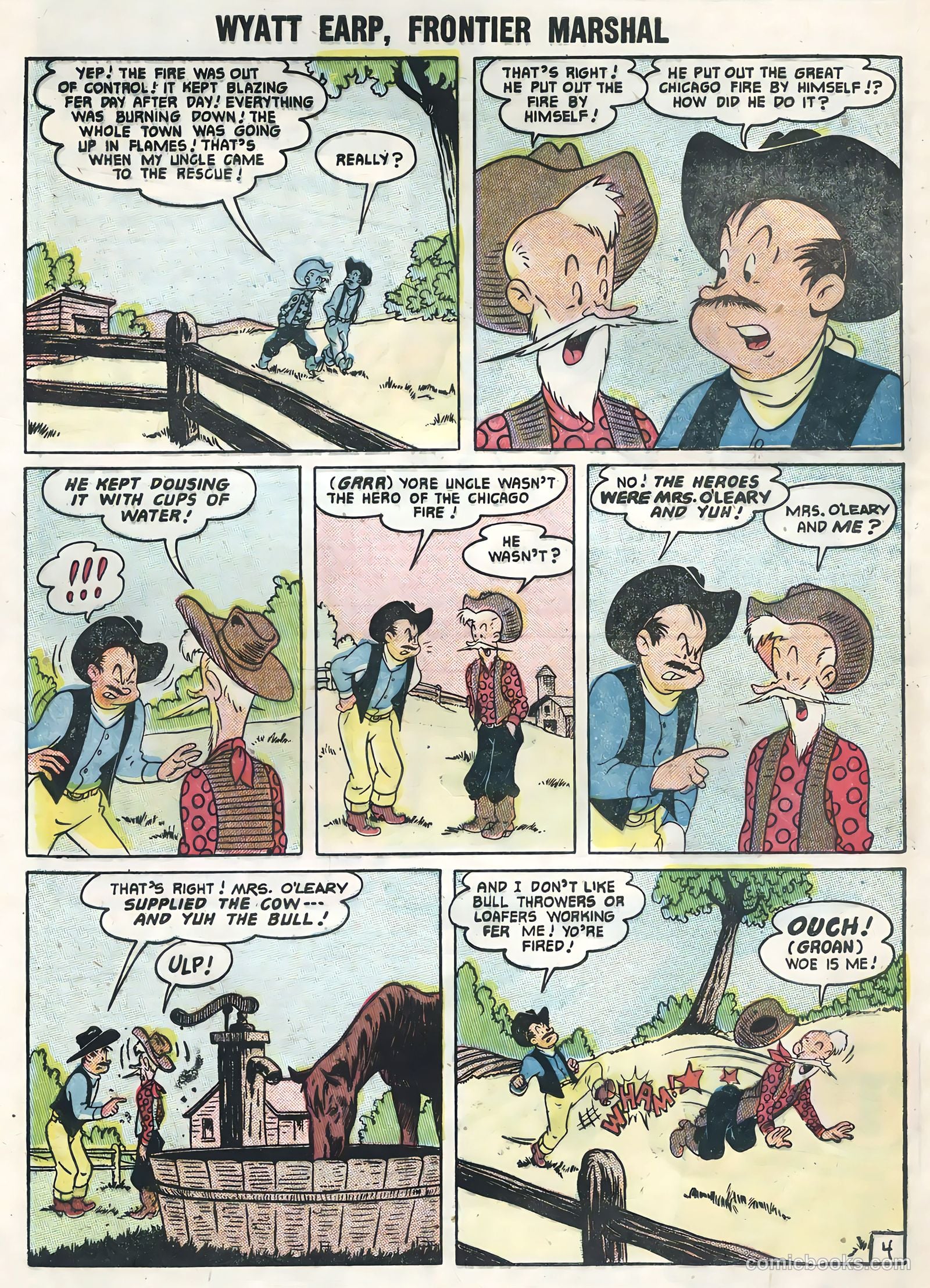 Wyatt Earp, Frontier Marshal #13 — page 32 of 36