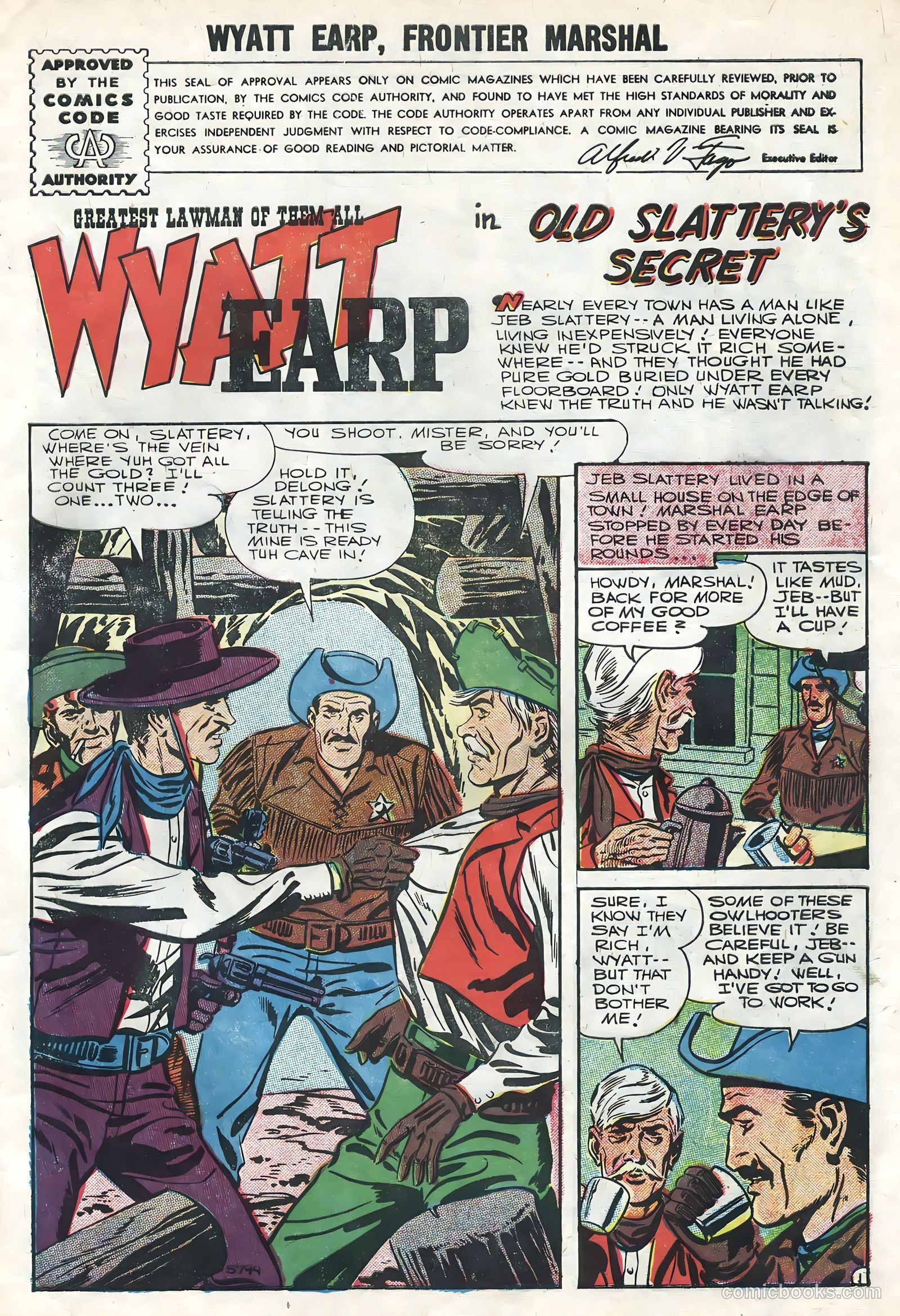 Wyatt Earp, Frontier Marshal #14 — page 3 of 36