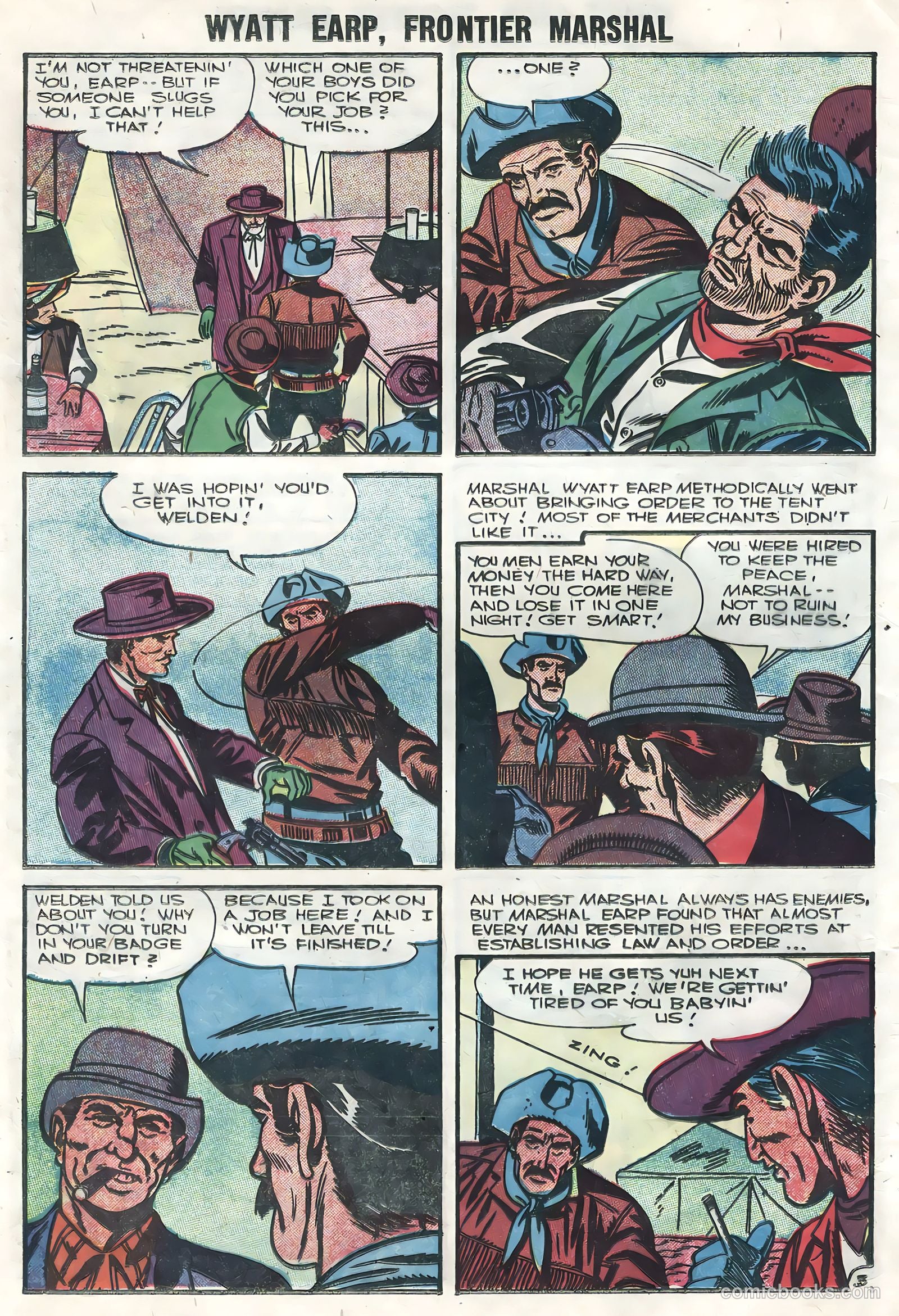 Wyatt Earp, Frontier Marshal #14 — page 12 of 36