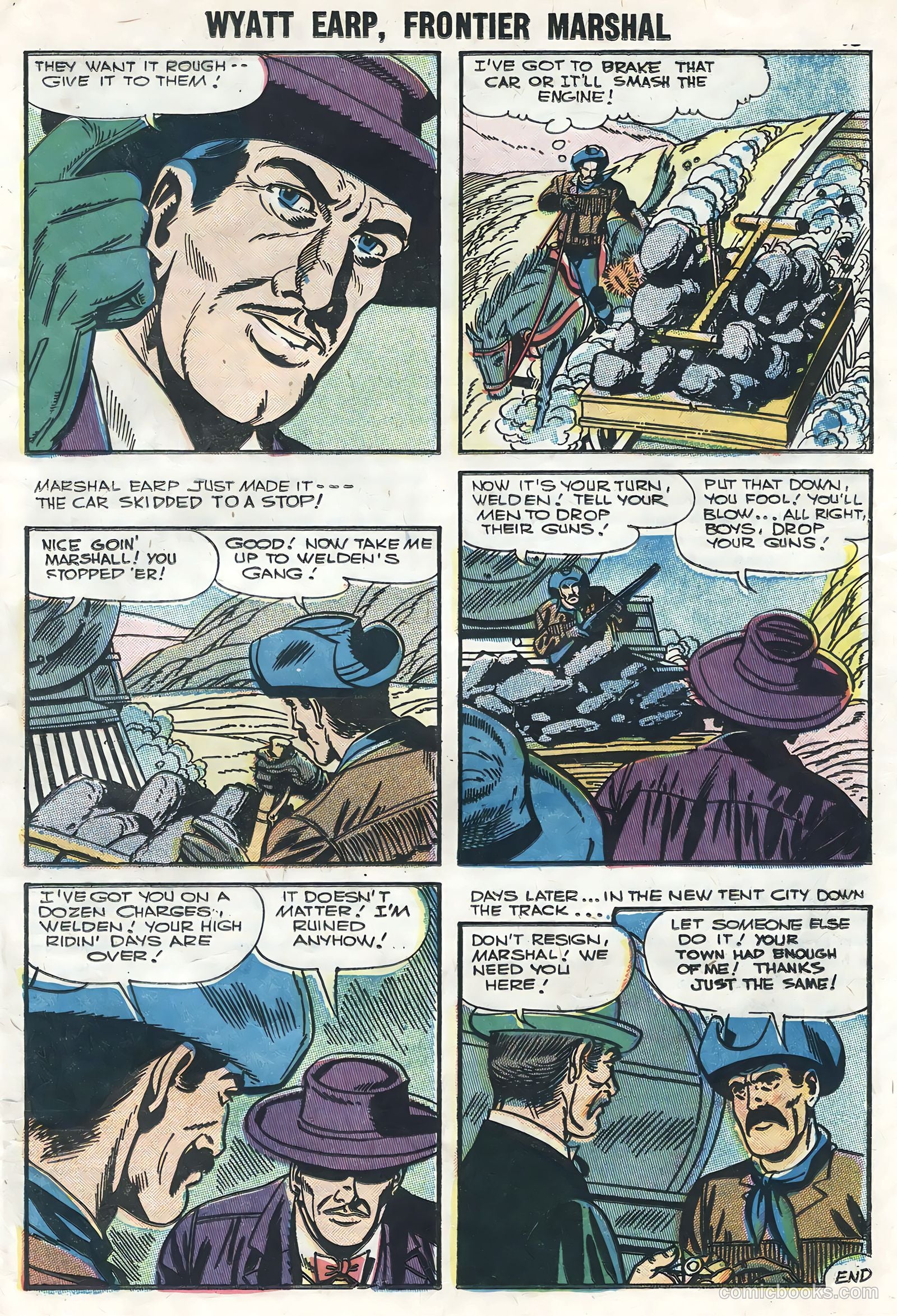 Wyatt Earp, Frontier Marshal #14 — page 17 of 36