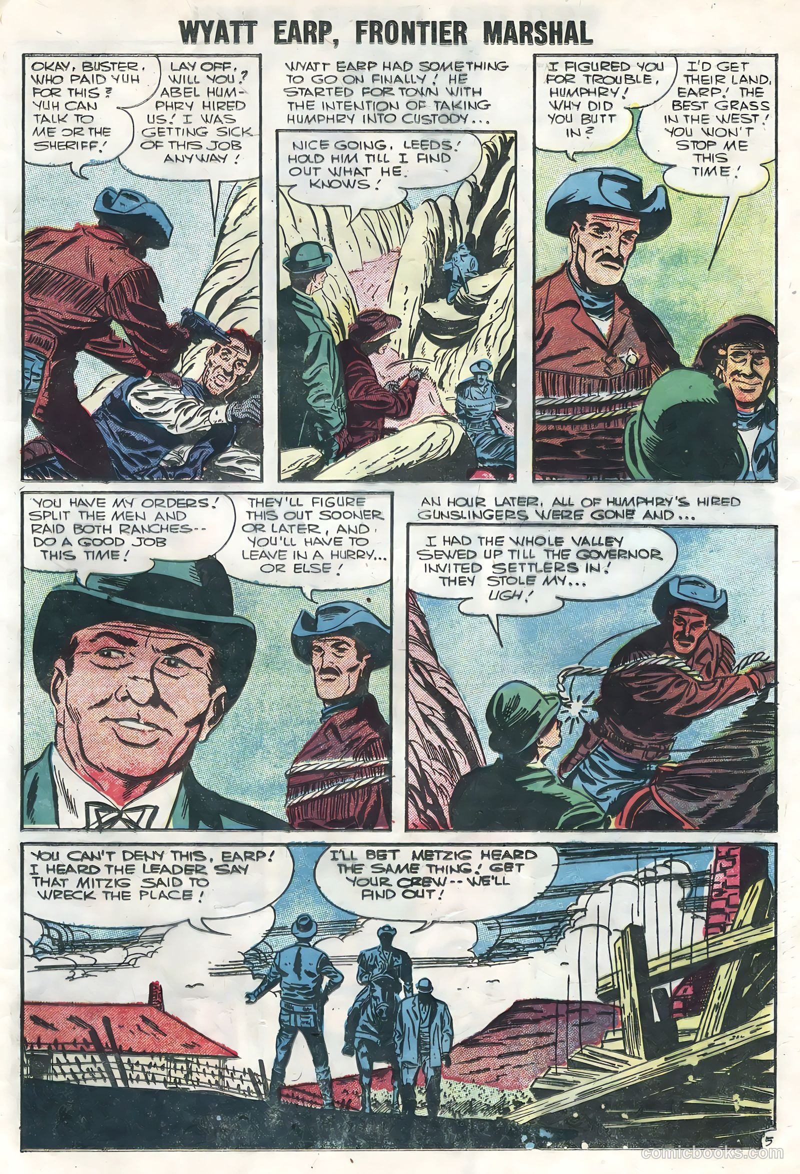 Wyatt Earp, Frontier Marshal #14 — page 25 of 36
