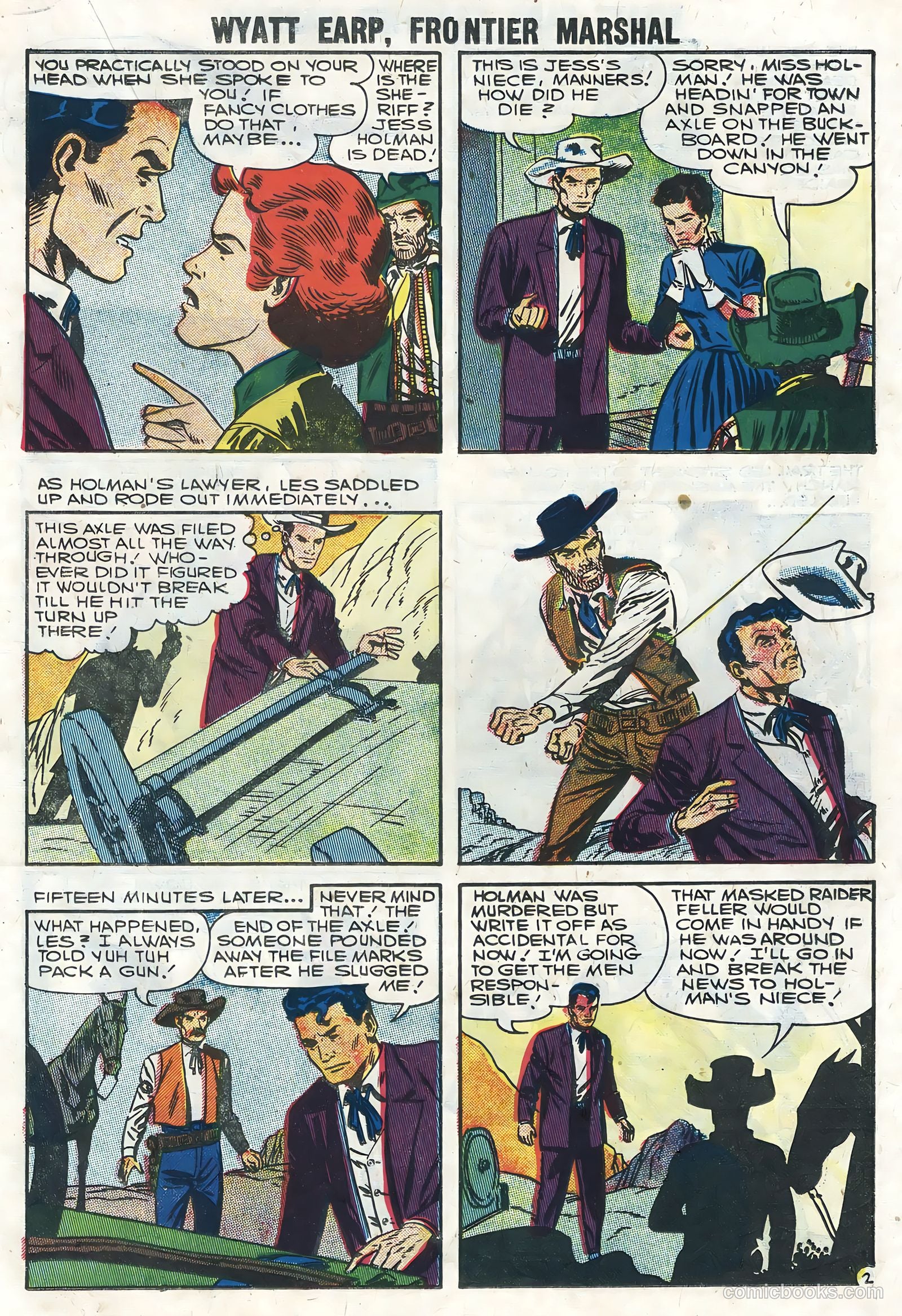 Wyatt Earp, Frontier Marshal #15 — page 19 of 36