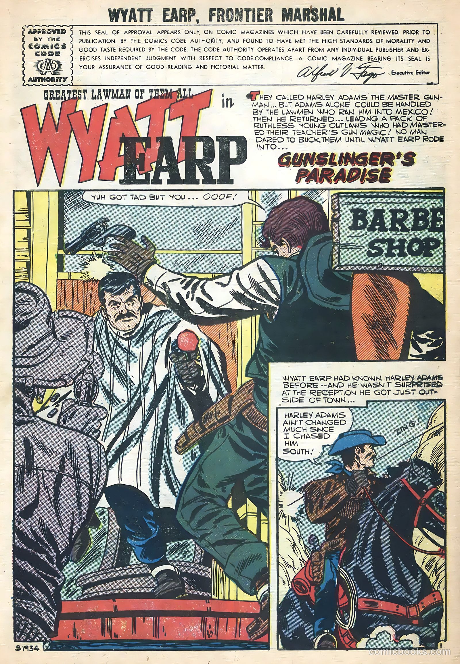 Wyatt Earp, Frontier Marshal #17 — page 3 of 24