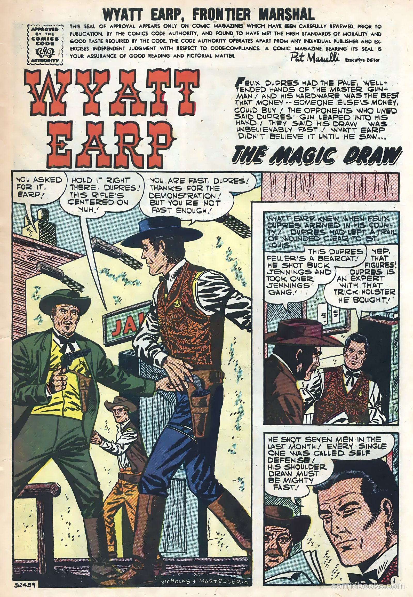Wyatt Earp, Frontier Marshal #18 — page 3 of 36