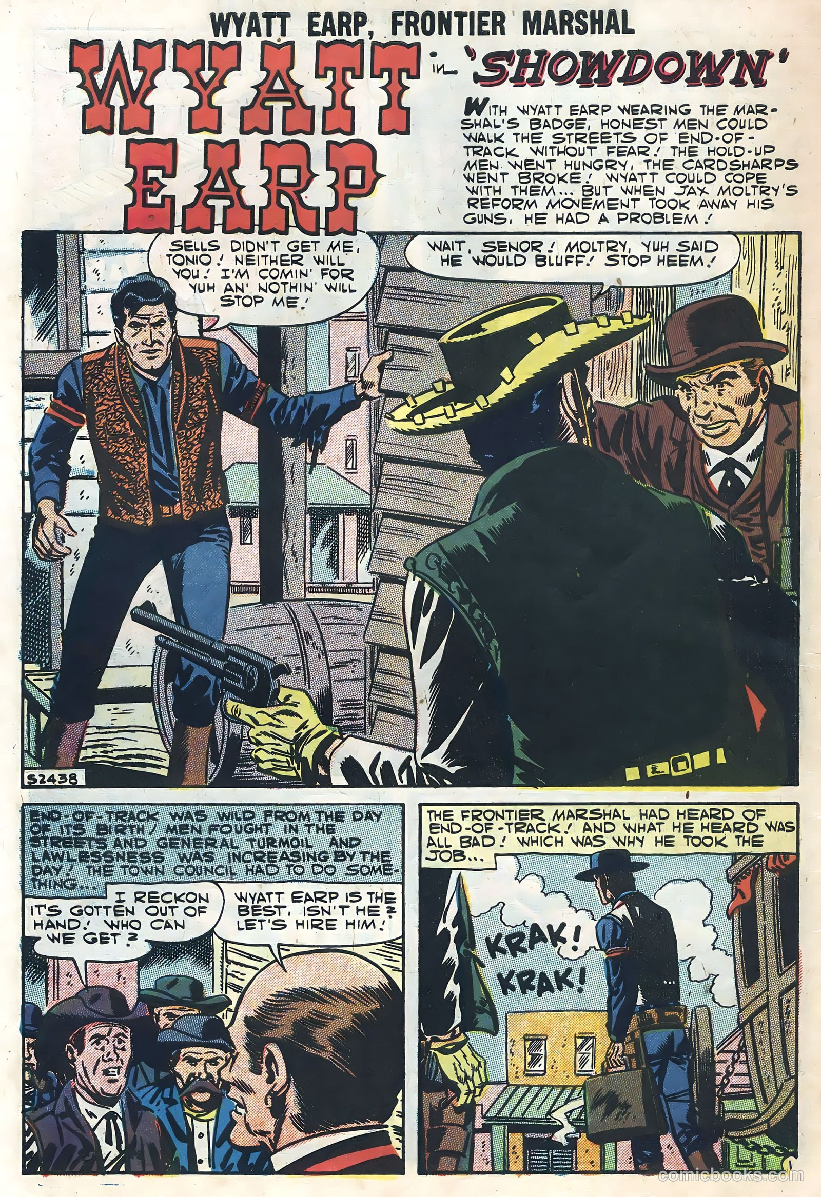 Wyatt Earp, Frontier Marshal #18 — page 10 of 36