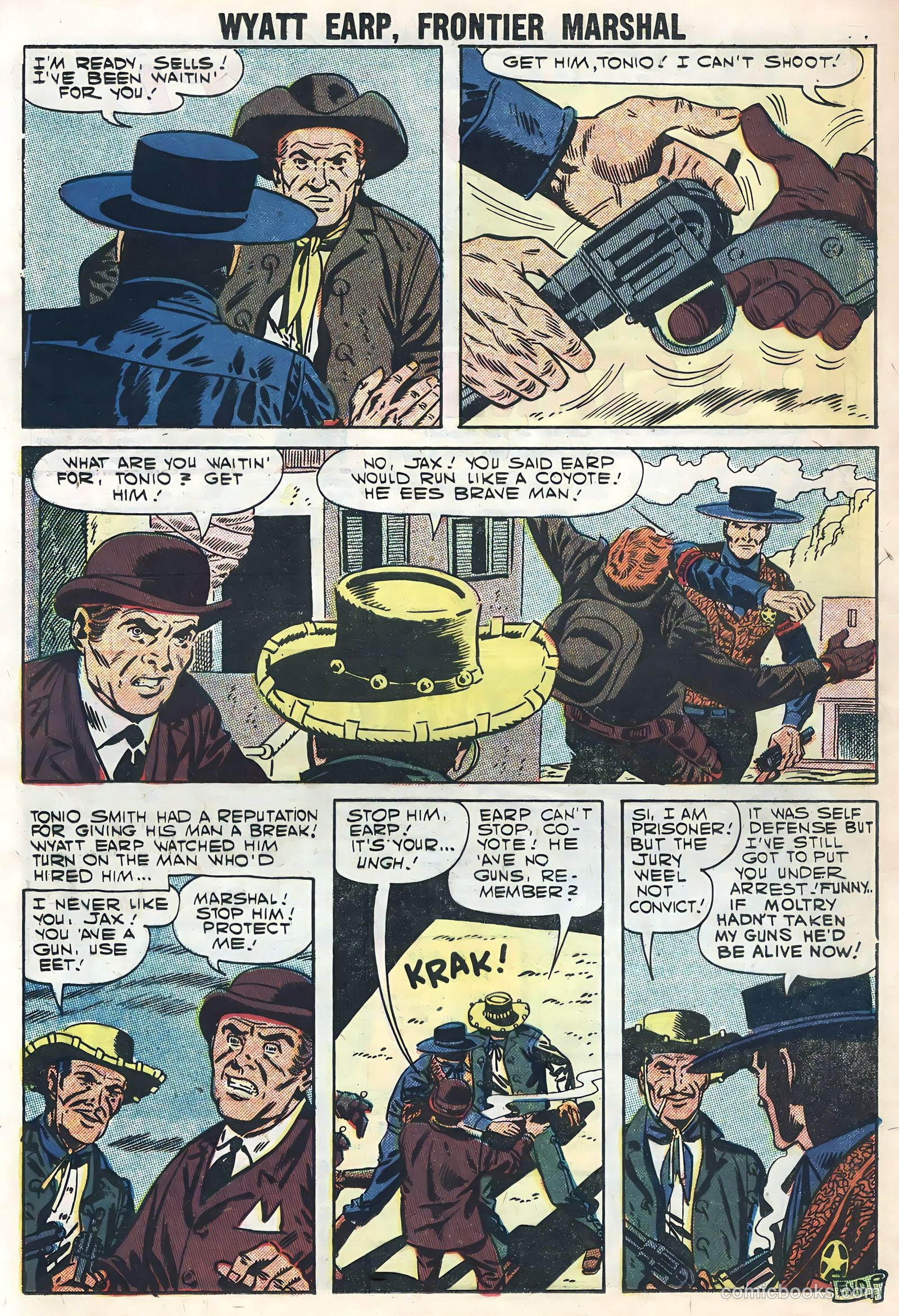 Wyatt Earp, Frontier Marshal #18 — page 16 of 36