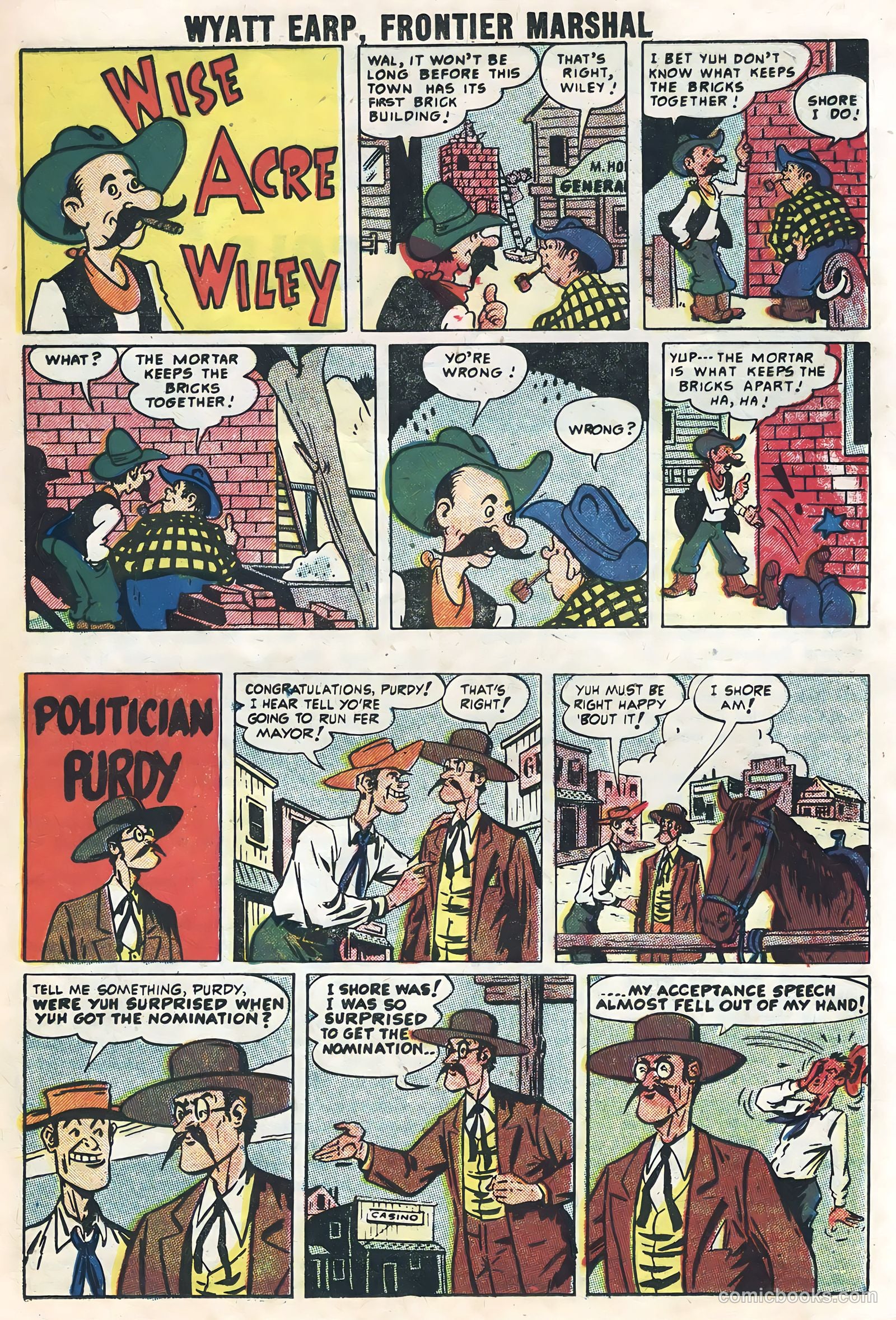 Wyatt Earp, Frontier Marshal #18 — page 17 of 36