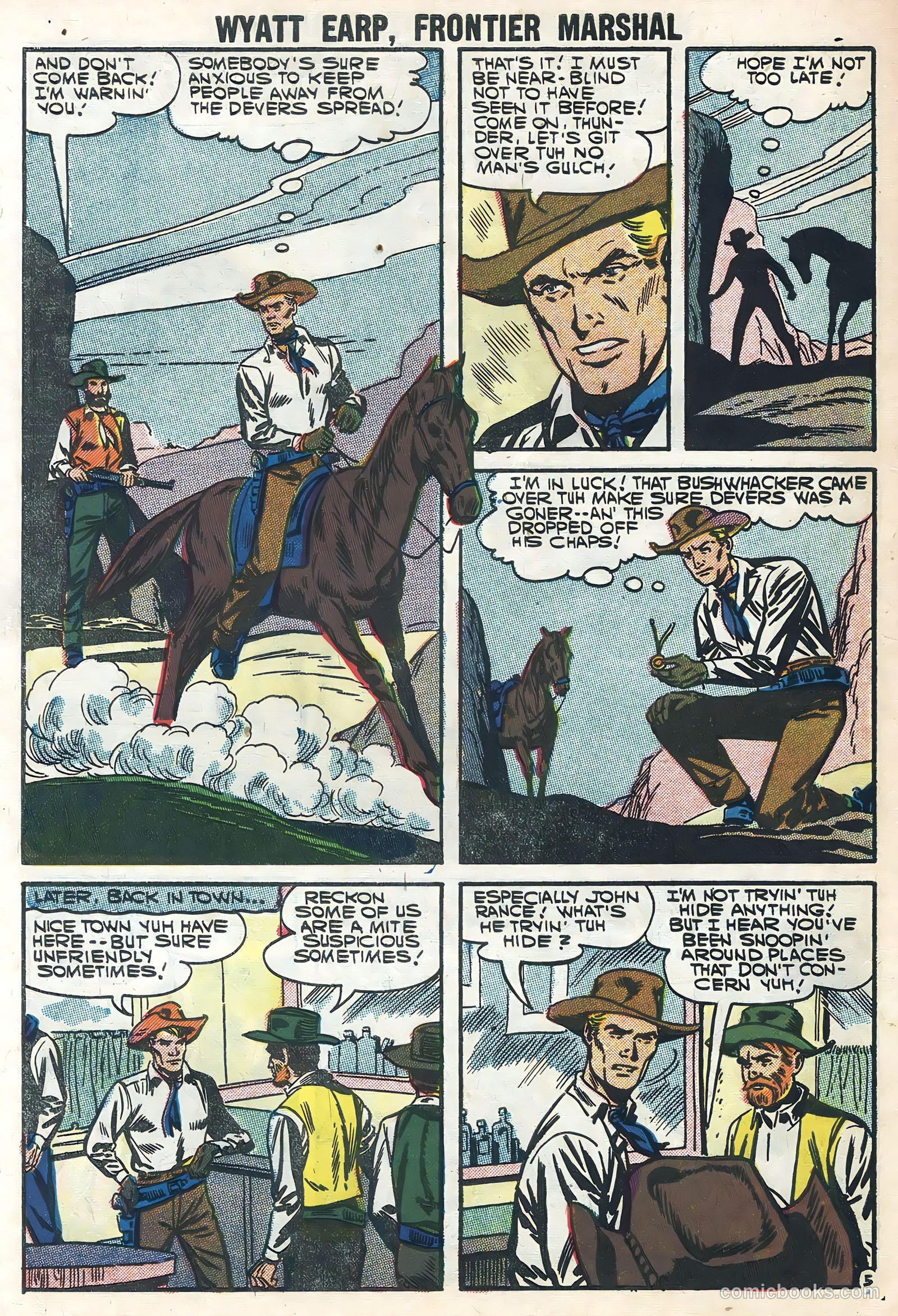 Wyatt Earp, Frontier Marshal #18 — page 30 of 36