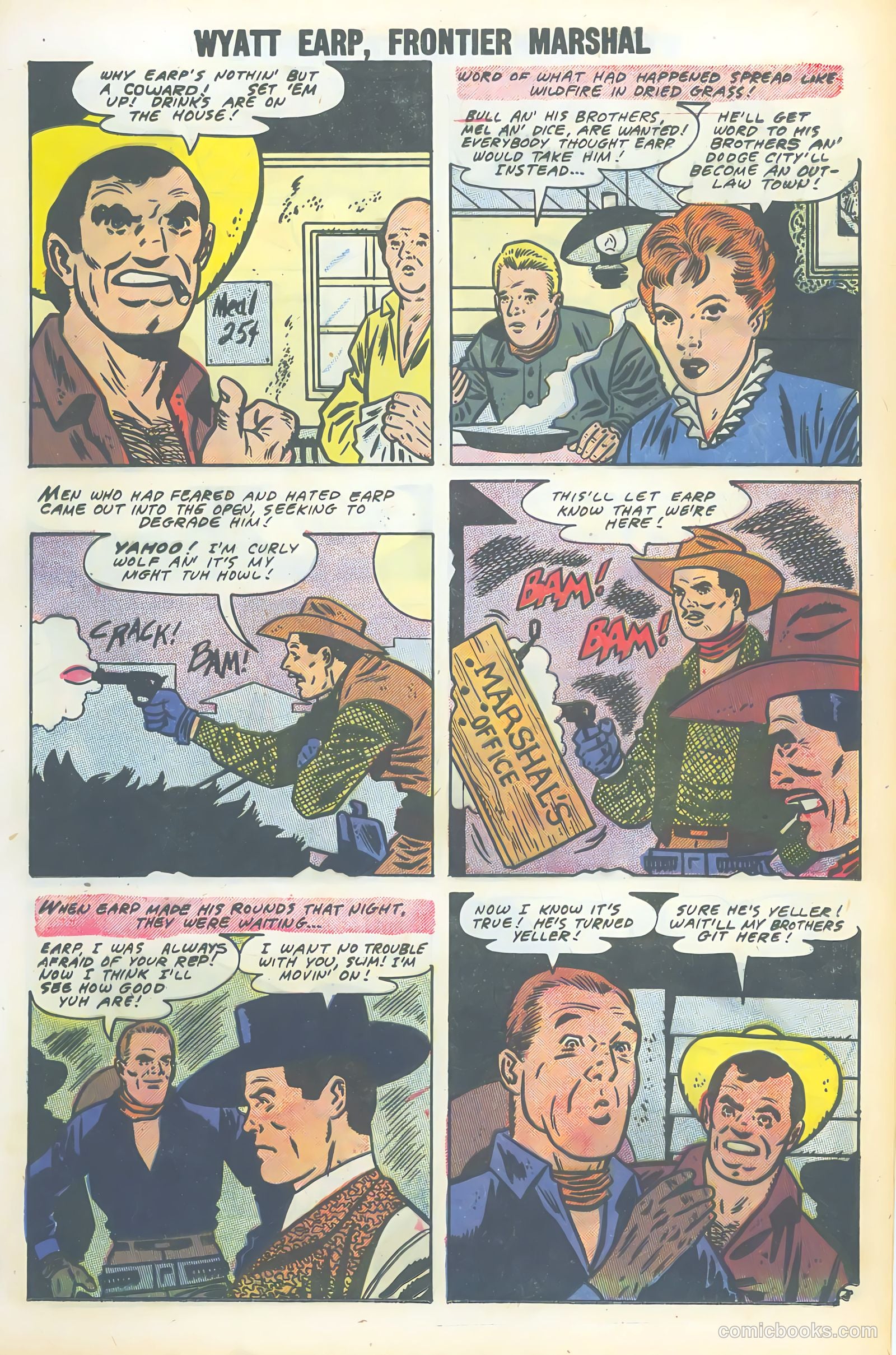 Wyatt Earp, Frontier Marshal #20 — page 23 of 68