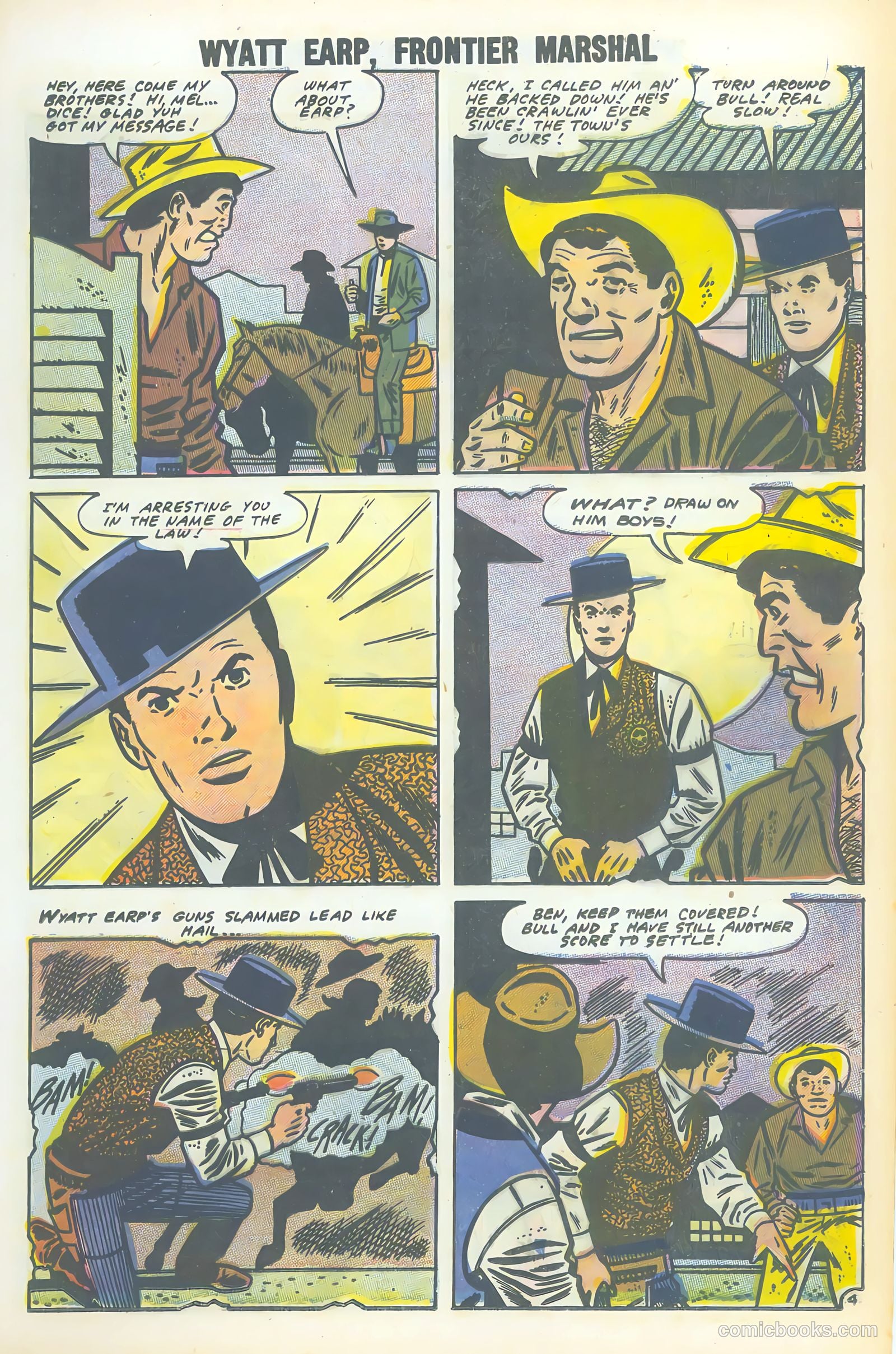 Wyatt Earp, Frontier Marshal #20 — page 25 of 68