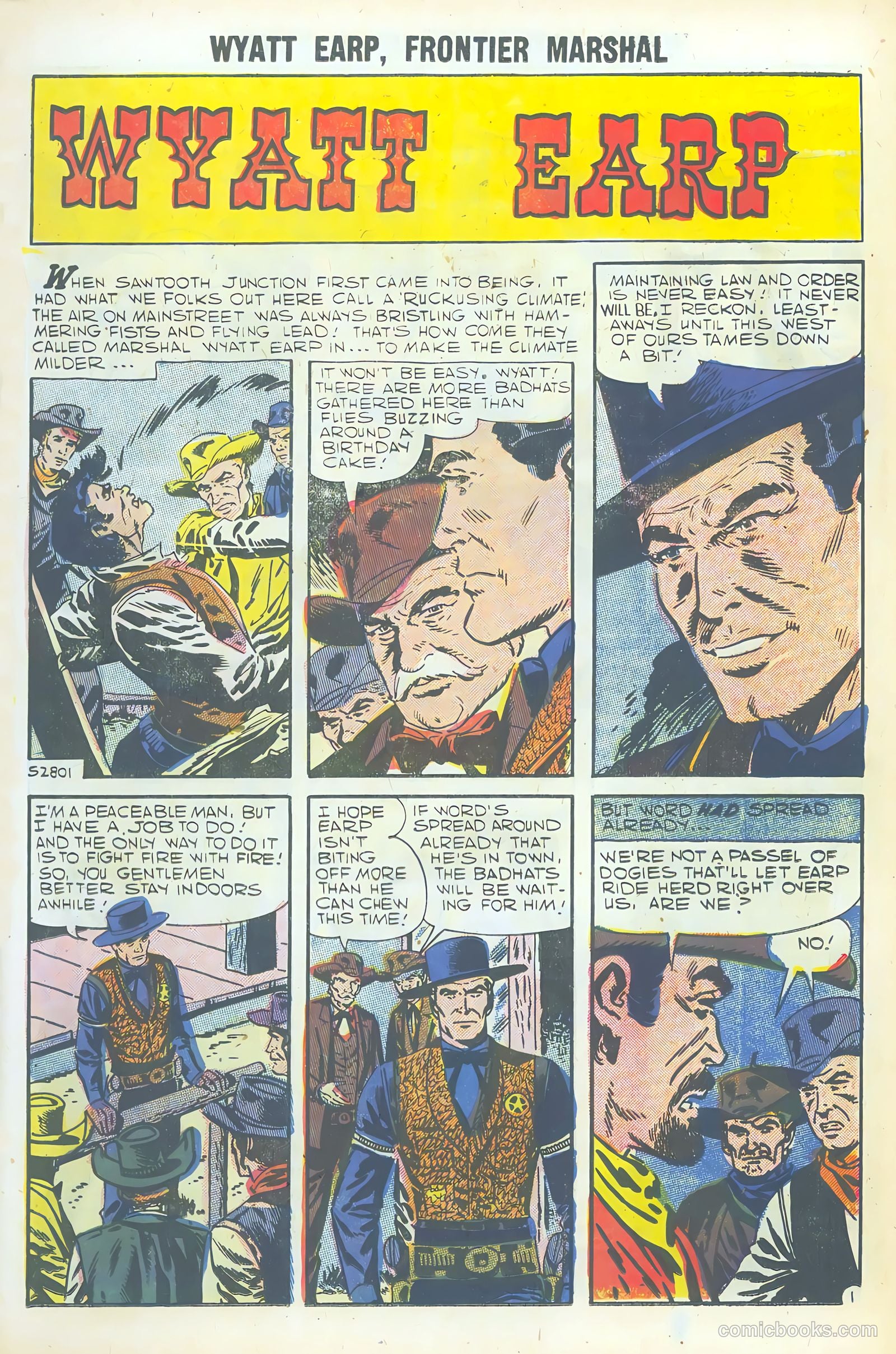 Wyatt Earp, Frontier Marshal #20 — page 29 of 68