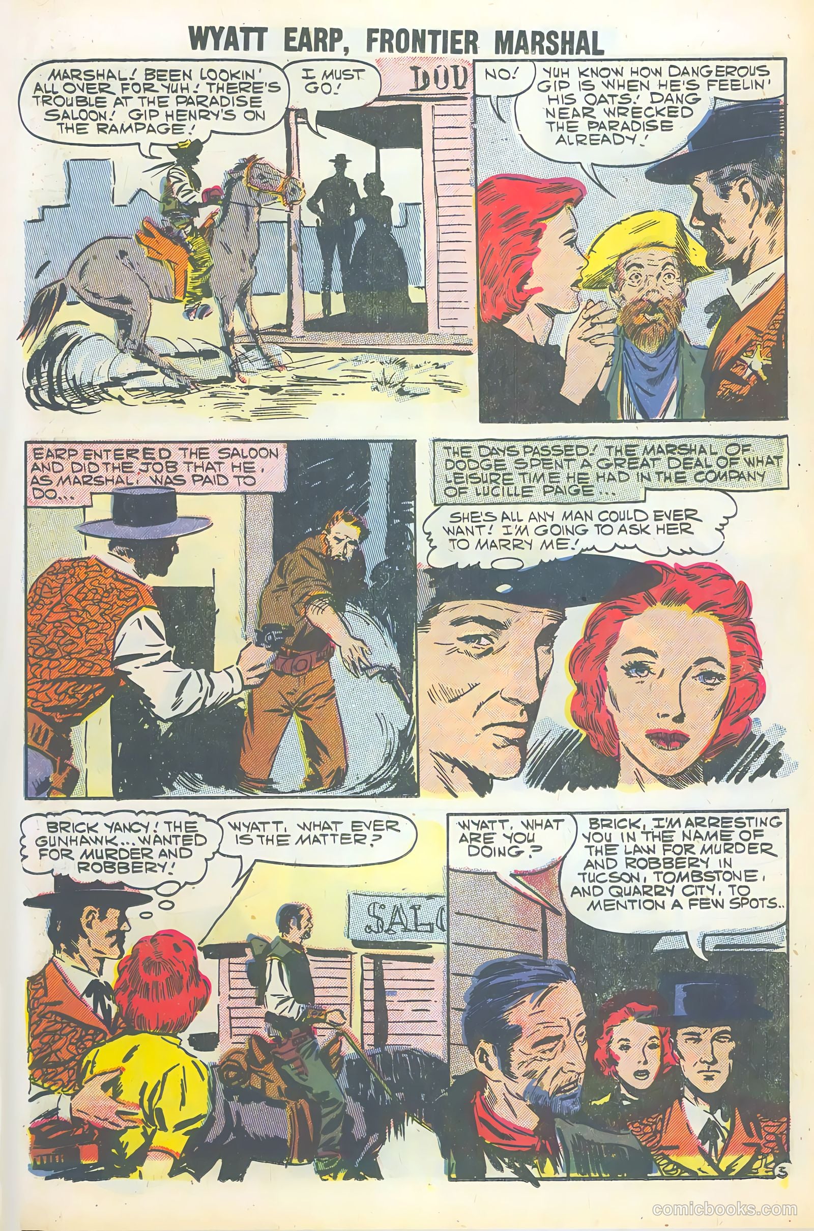 Wyatt Earp, Frontier Marshal #20 — page 45 of 68