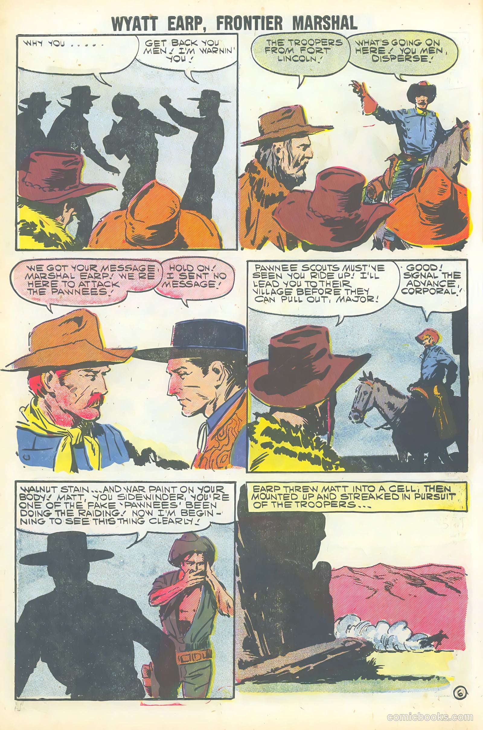 Wyatt Earp, Frontier Marshal #20 — page 64 of 68