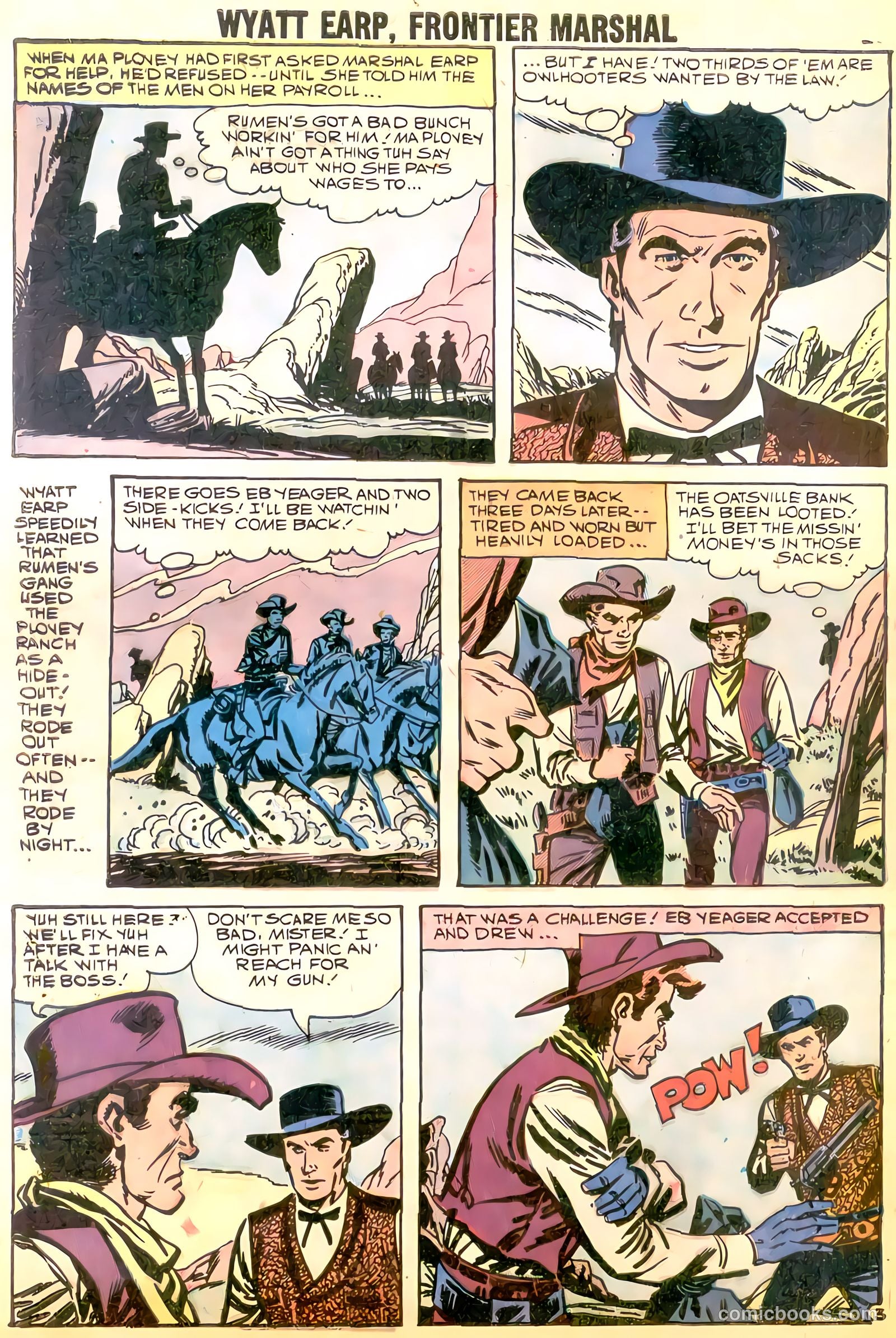 Wyatt Earp, Frontier Marshal #22 — page 28 of 36