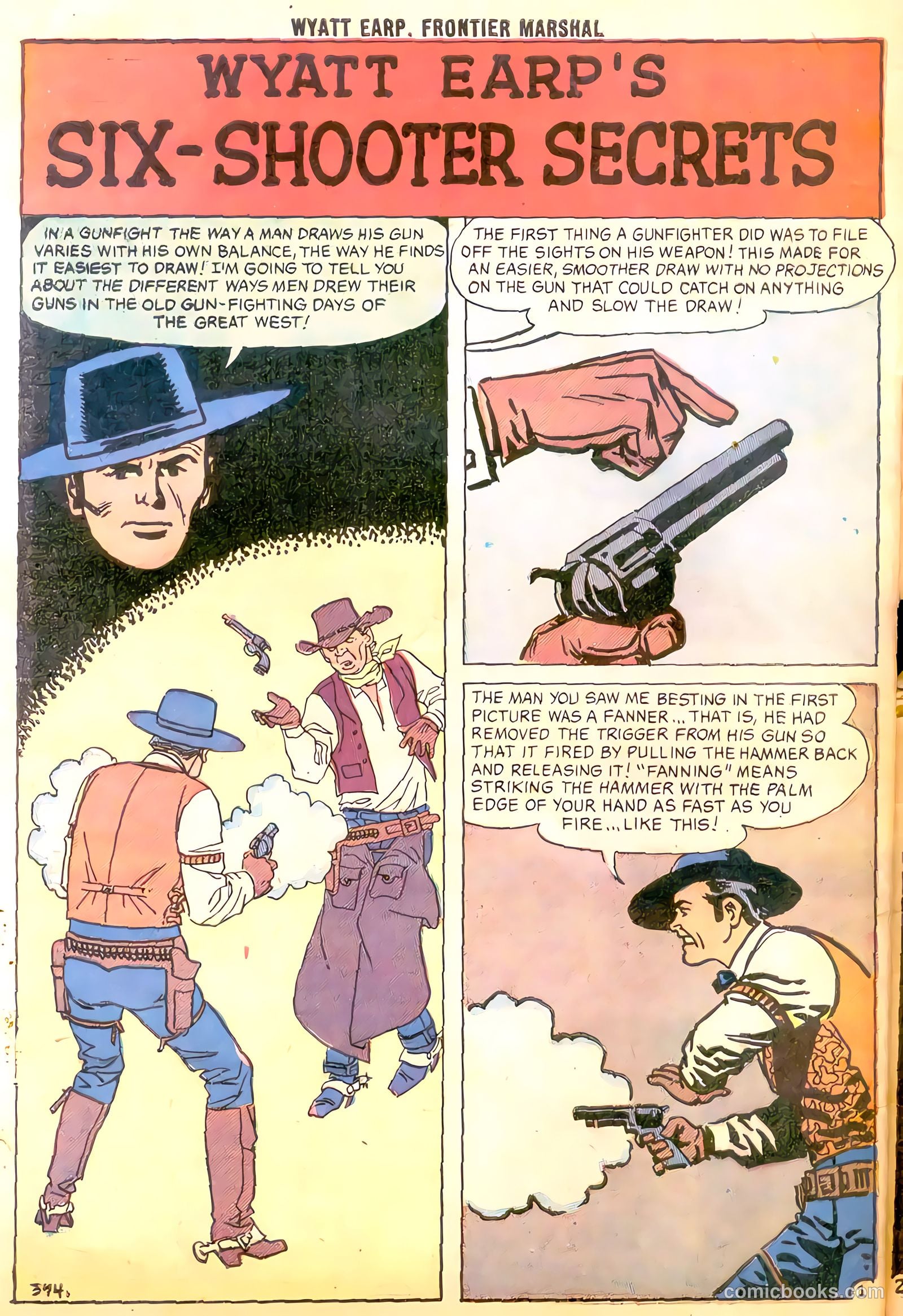 Wyatt Earp, Frontier Marshal #22 — page 32 of 36