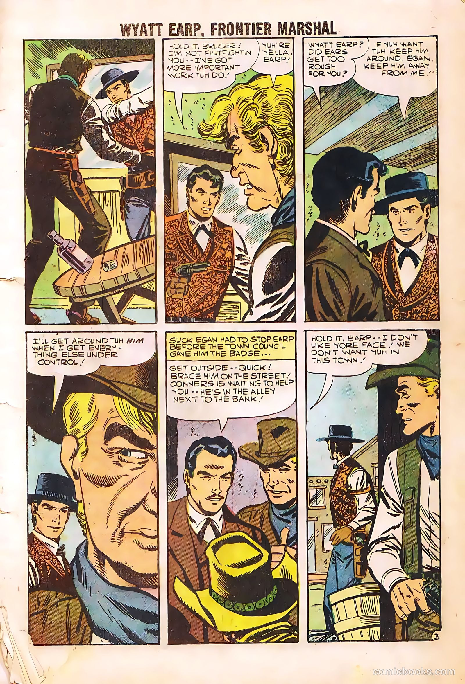 Wyatt Earp, Frontier Marshal #23 — page 5 of 36