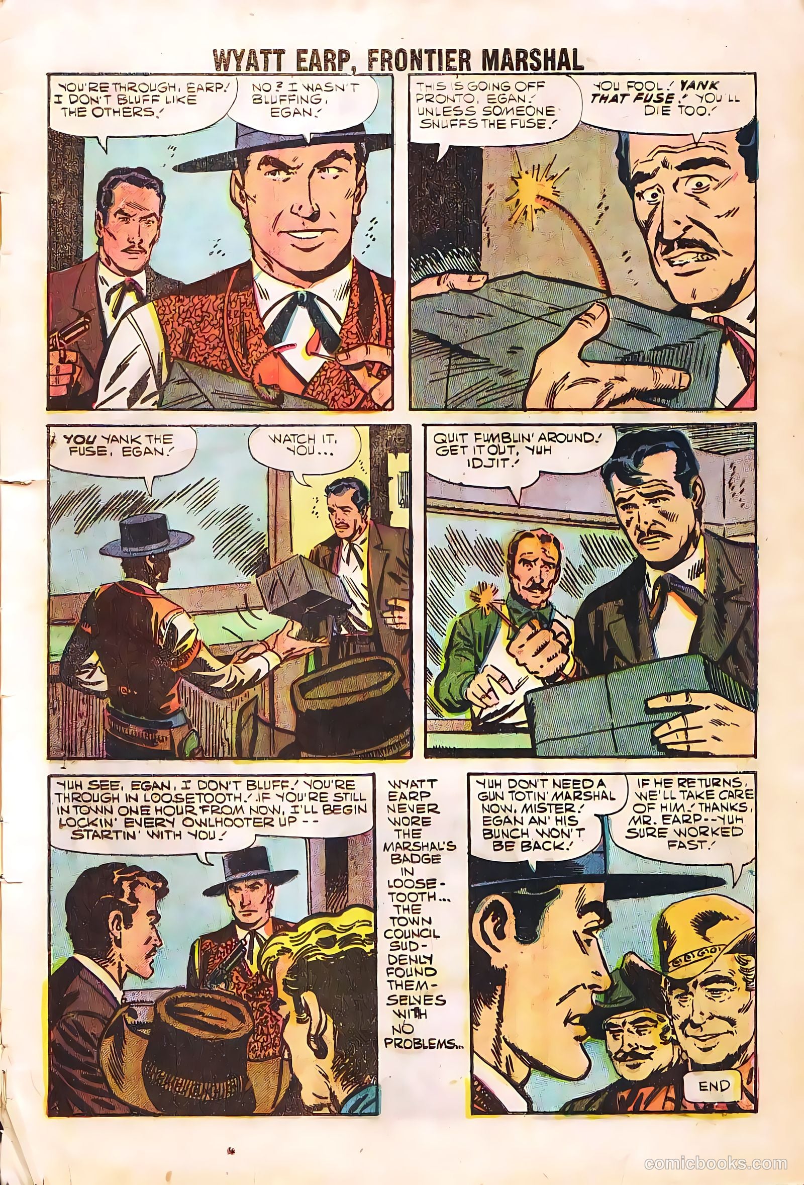 Wyatt Earp, Frontier Marshal #23 — page 9 of 36