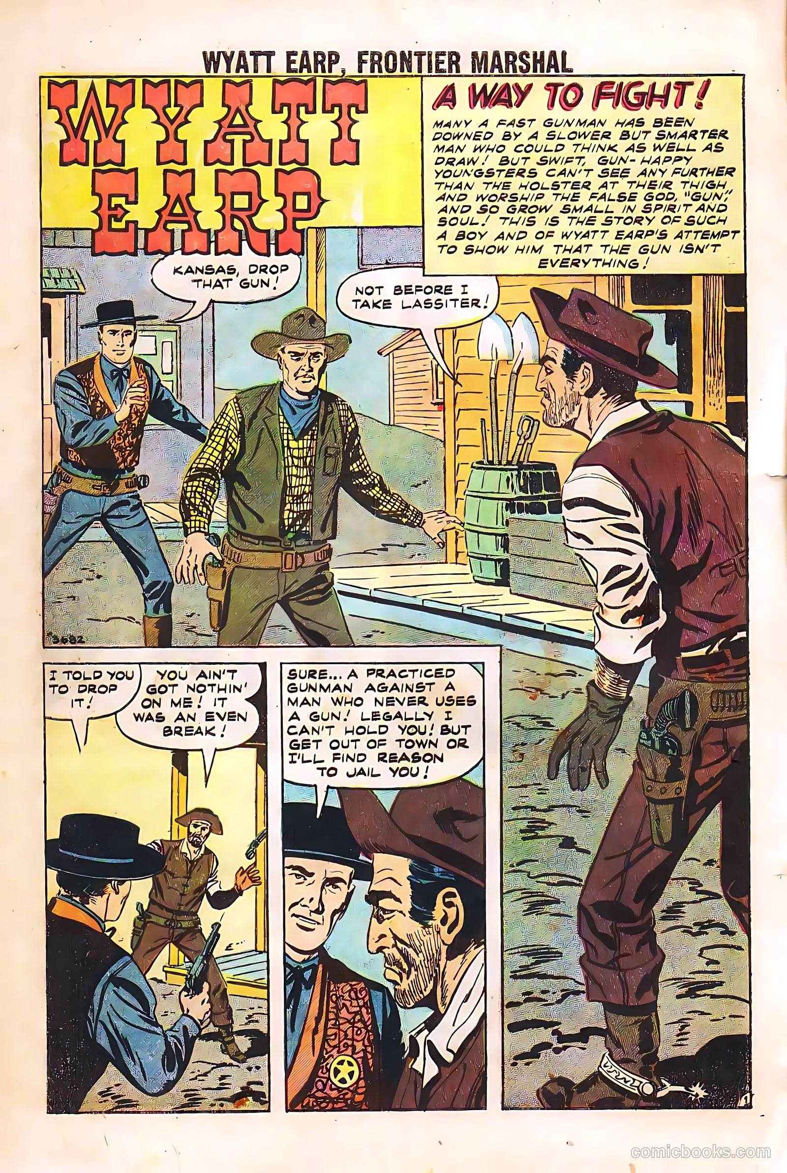 Wyatt Earp, Frontier Marshal #23 — page 10 of 36