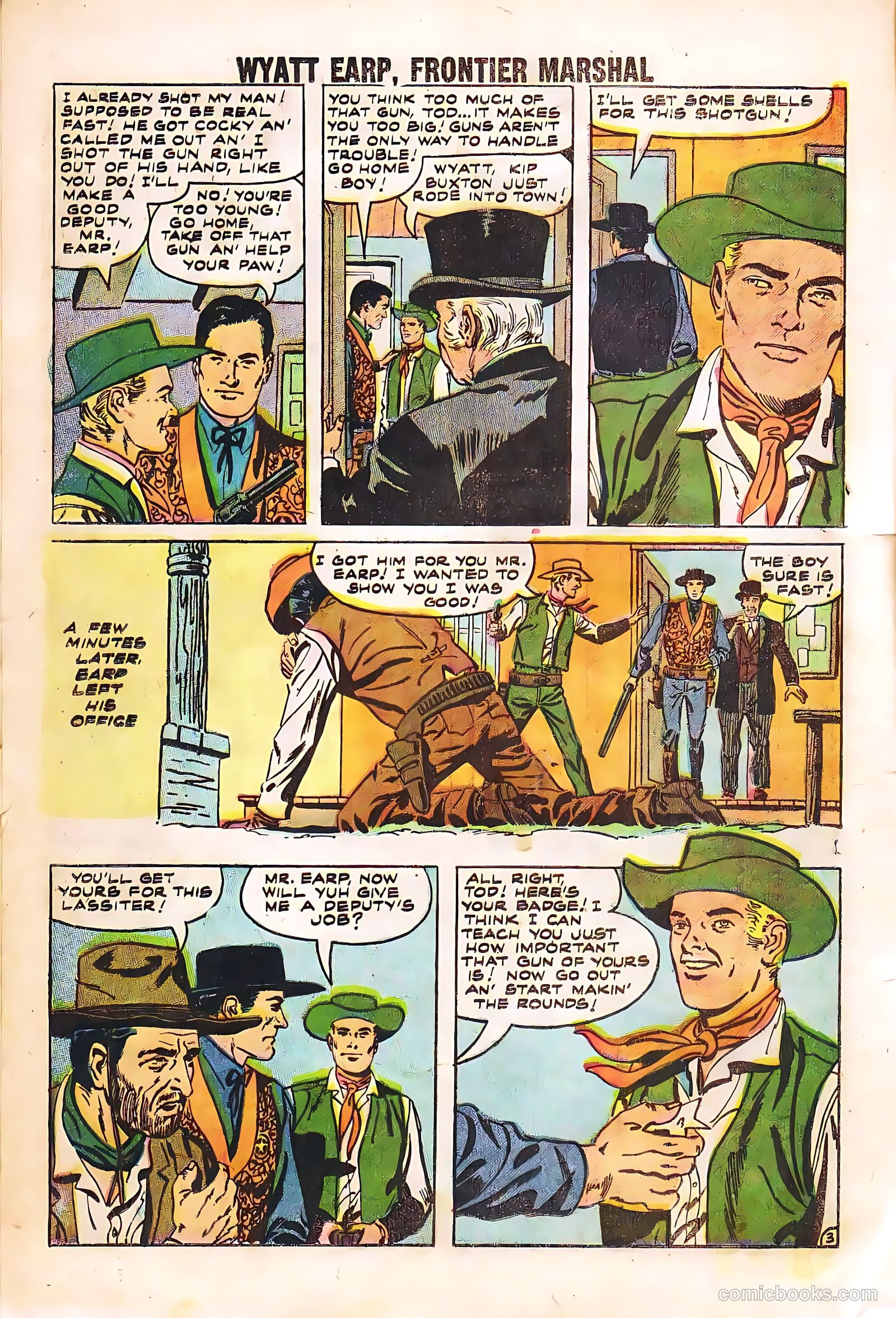 Wyatt Earp, Frontier Marshal #23 — page 12 of 36