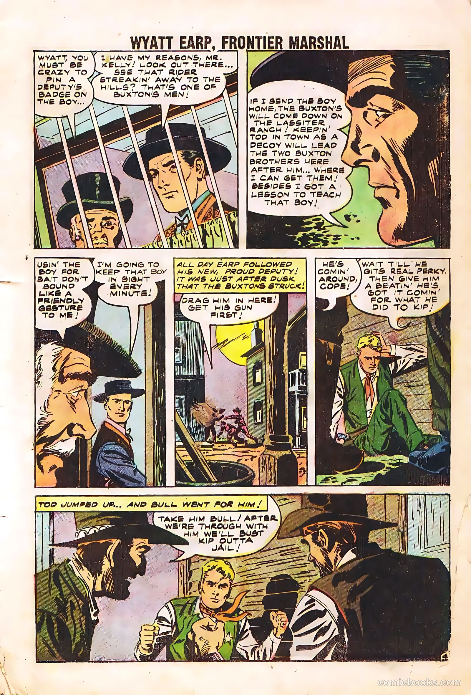 Wyatt Earp, Frontier Marshal #23 — page 13 of 36