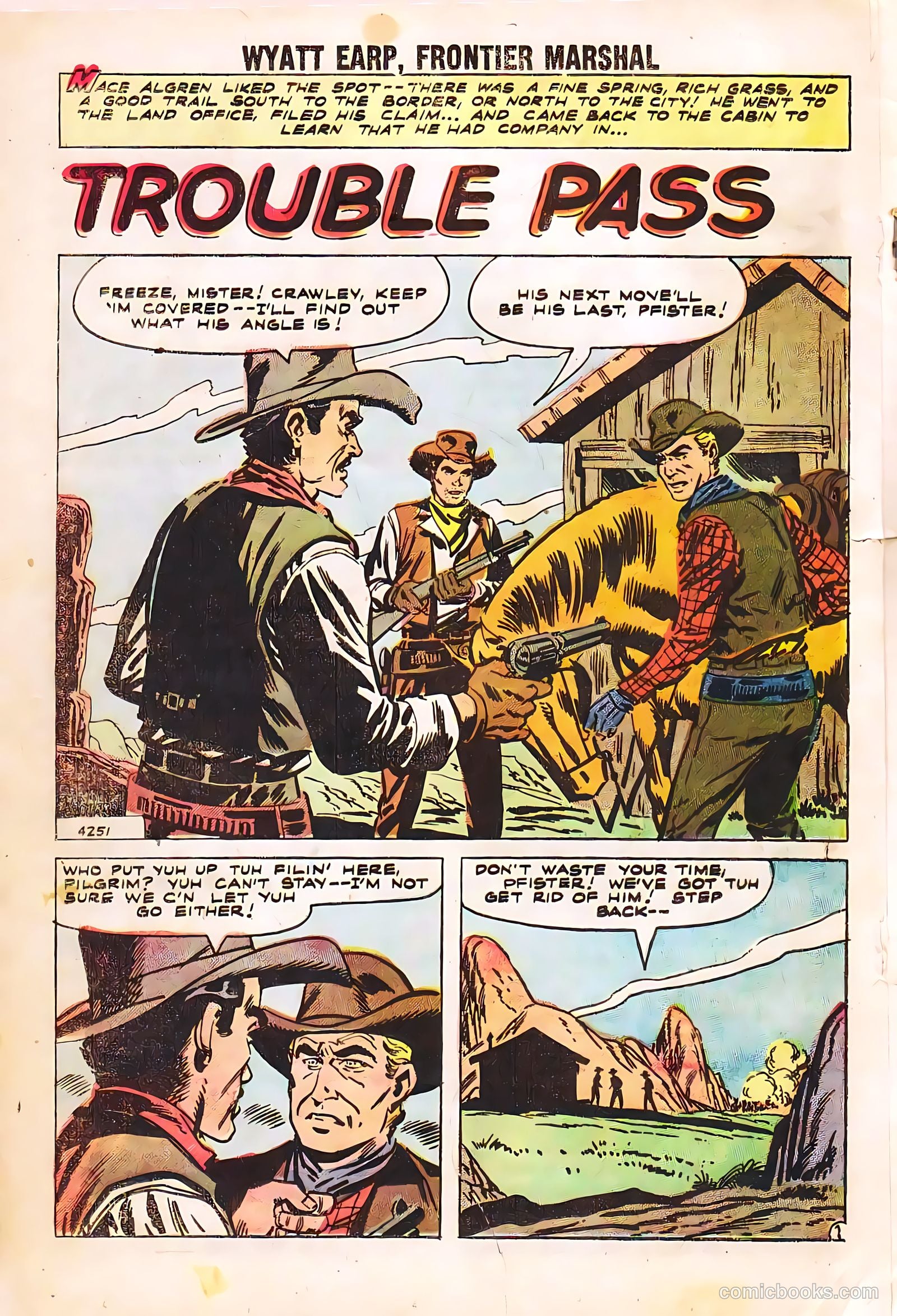 Wyatt Earp, Frontier Marshal #23 — page 20 of 36