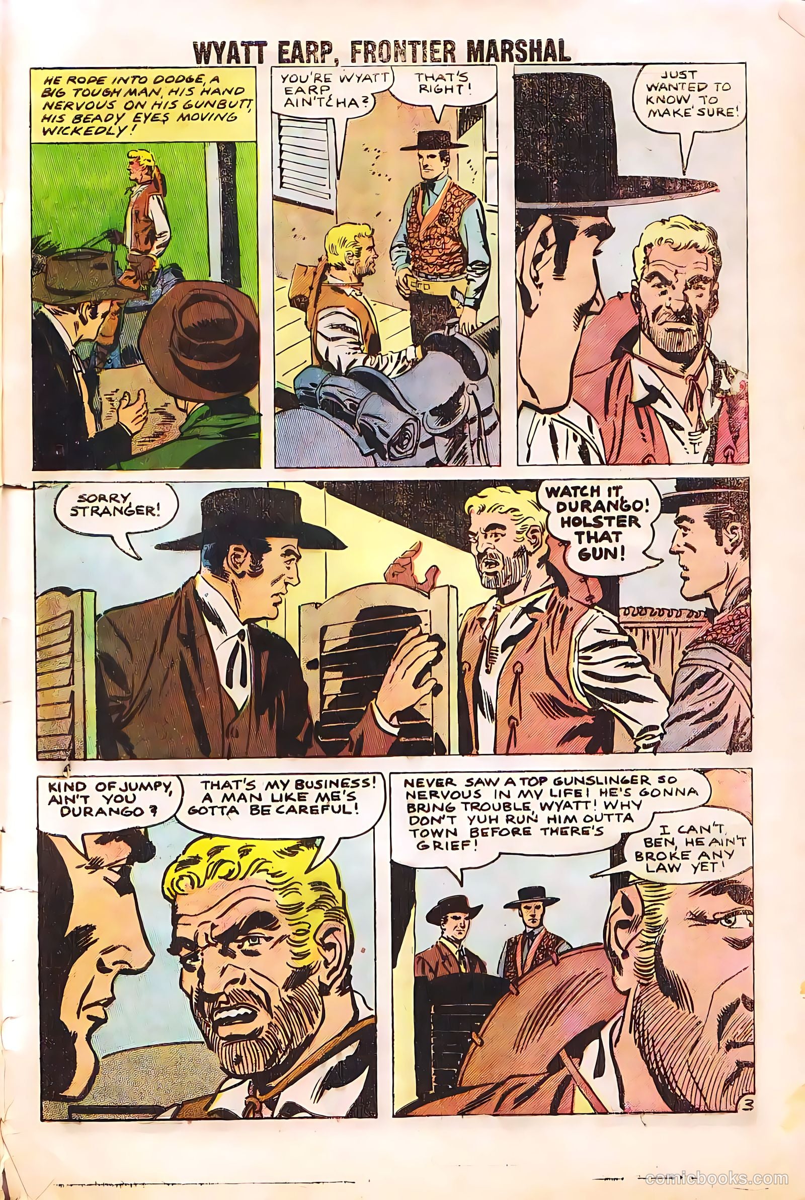 Wyatt Earp, Frontier Marshal #23 — page 29 of 36
