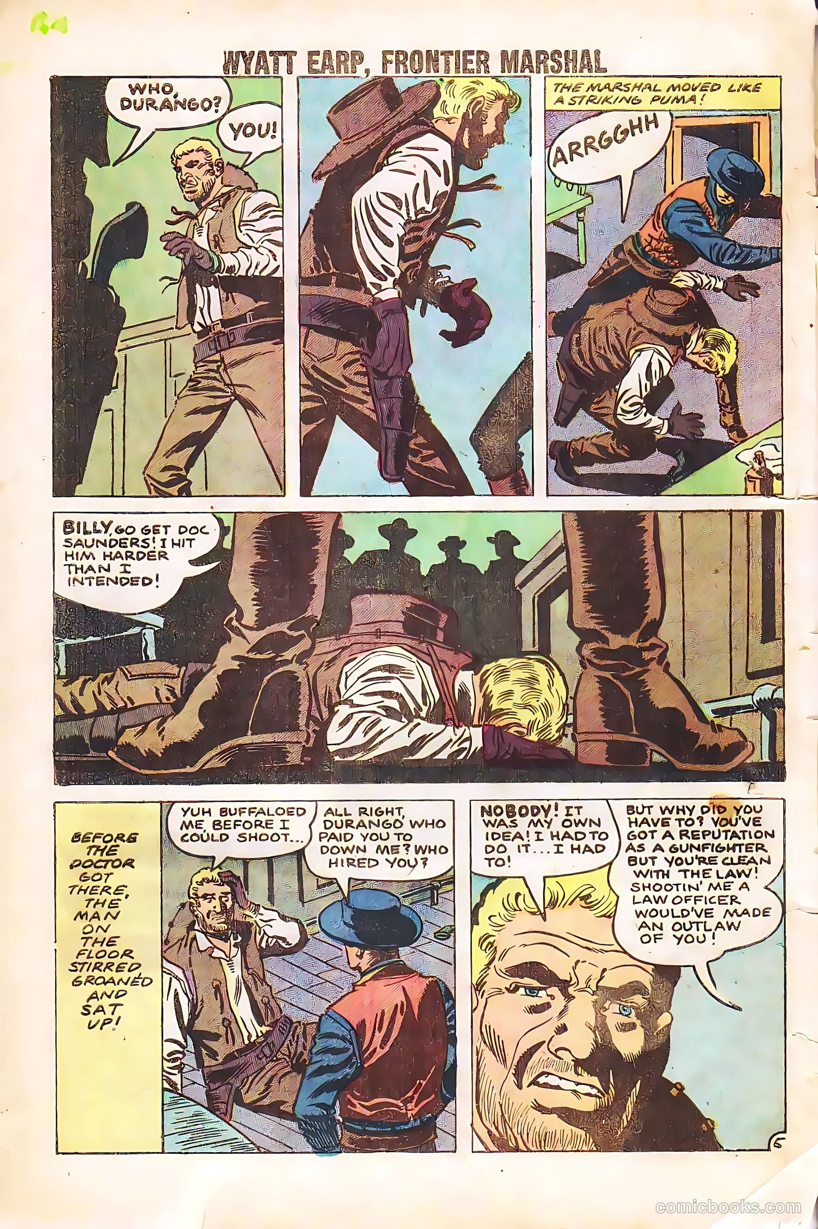 Wyatt Earp, Frontier Marshal #23 — page 32 of 36