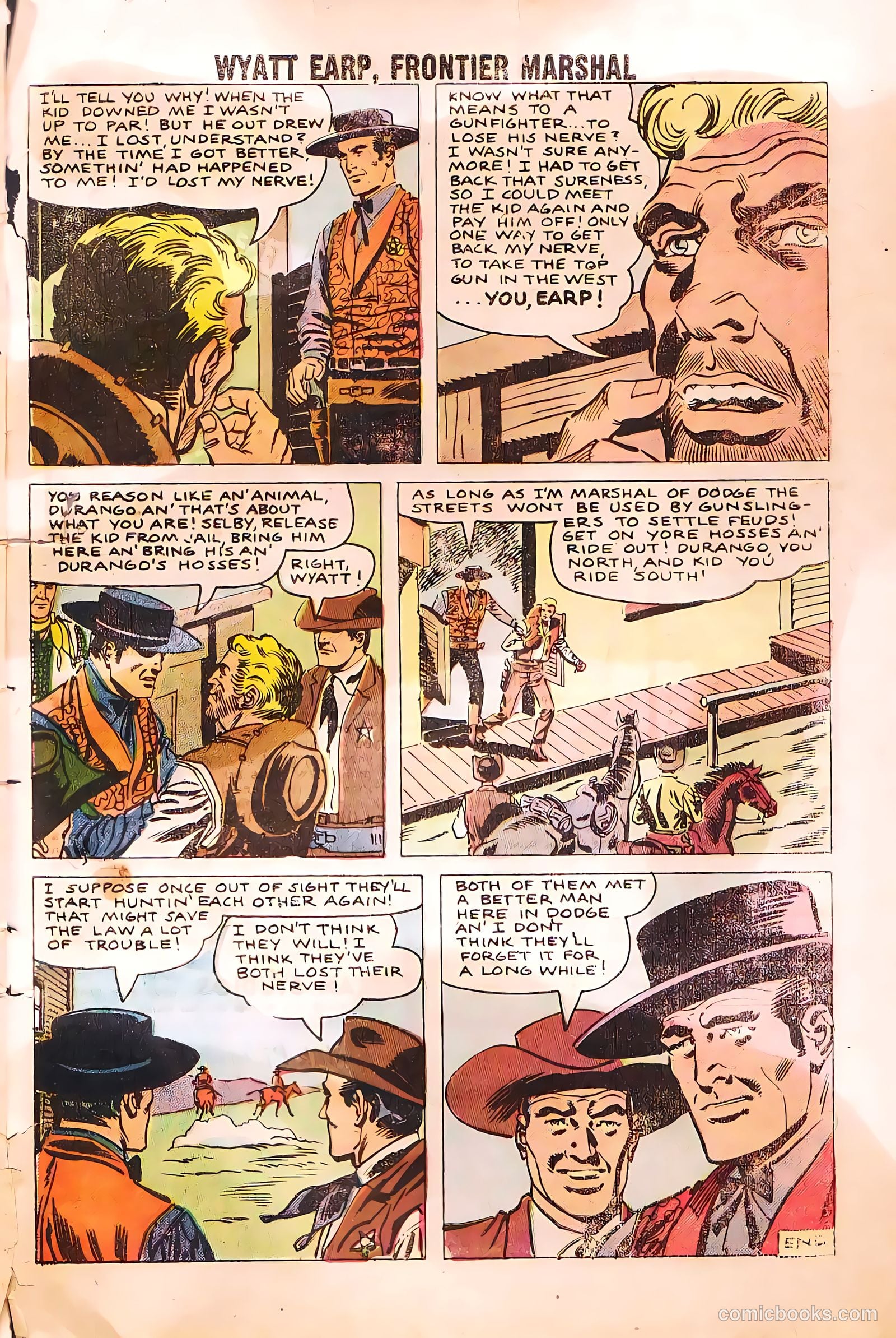 Wyatt Earp, Frontier Marshal #23 — page 33 of 36