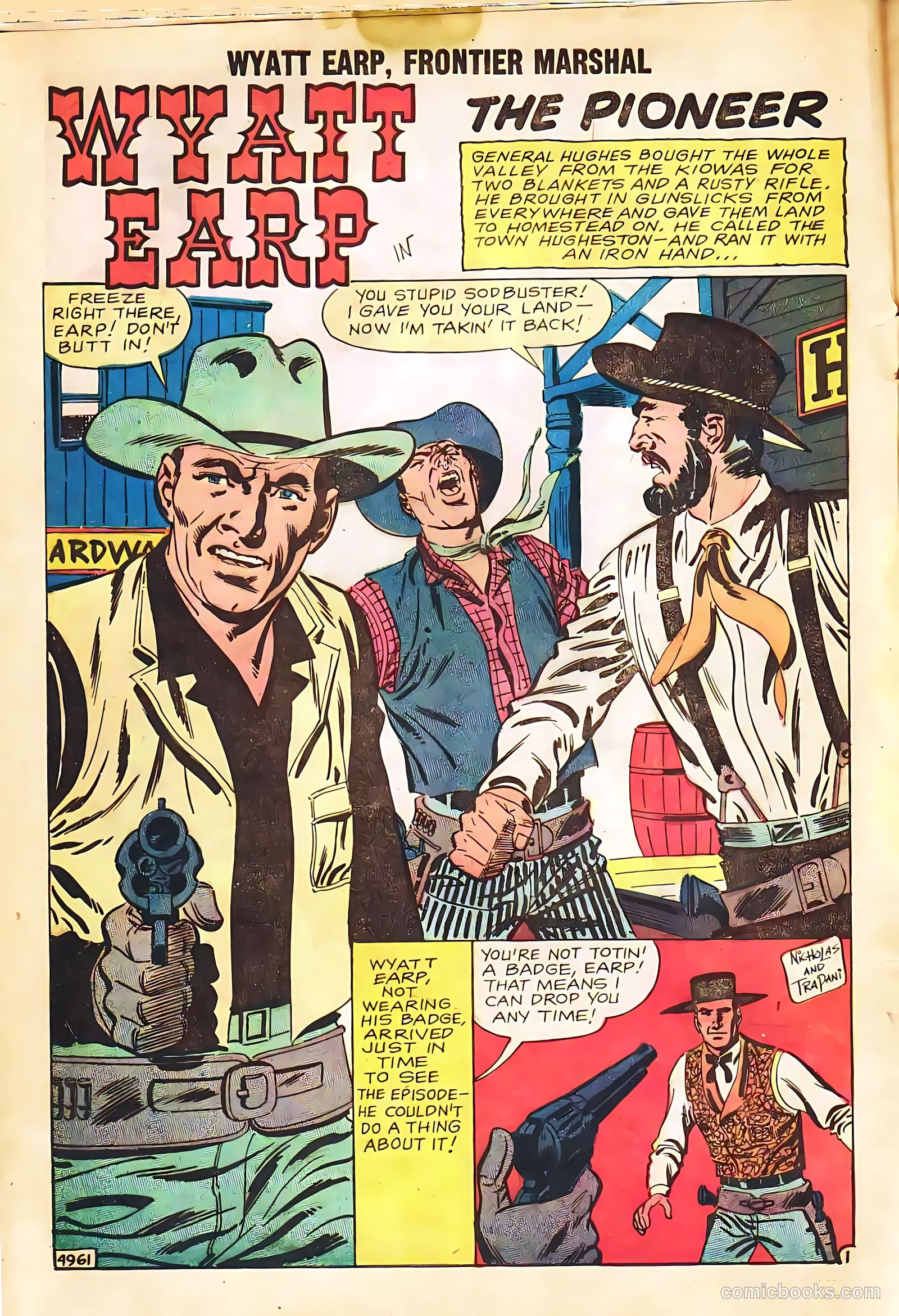Wyatt Earp, Frontier Marshal #24 — page 4 of 36