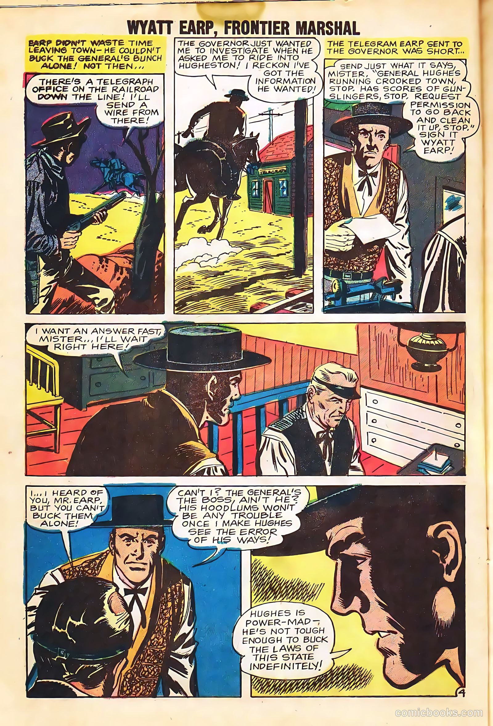 Wyatt Earp, Frontier Marshal #24 — page 8 of 36