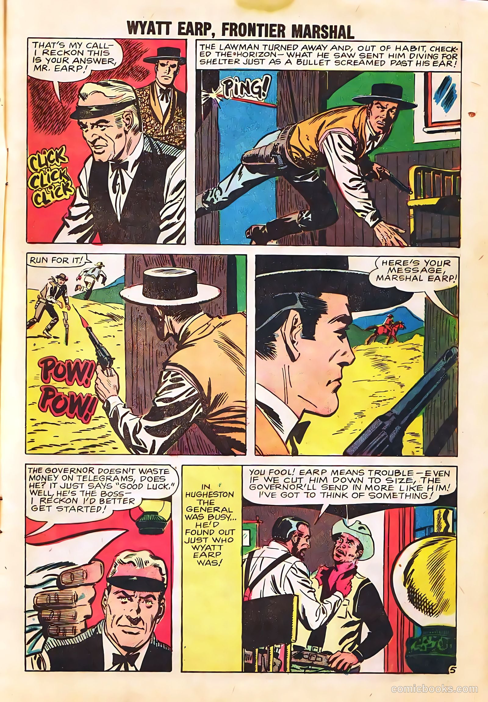 Wyatt Earp, Frontier Marshal #24 — page 9 of 36
