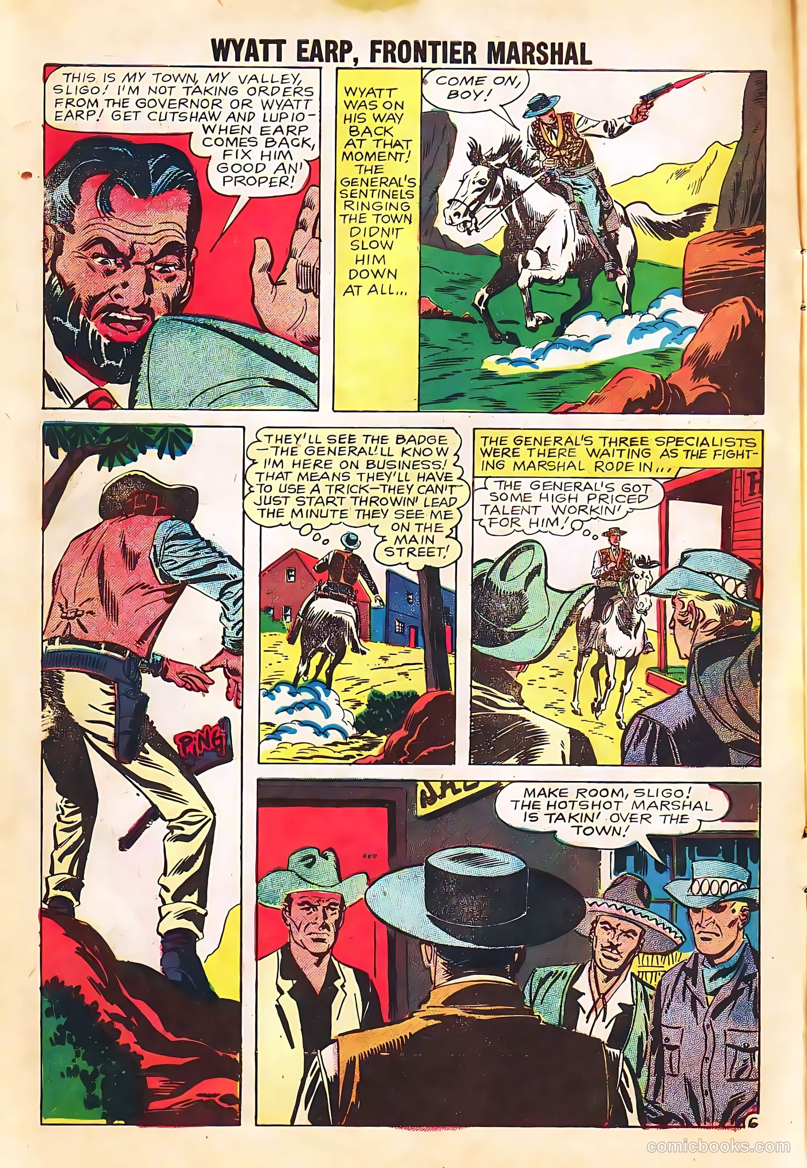 Wyatt Earp, Frontier Marshal #24 — page 10 of 36