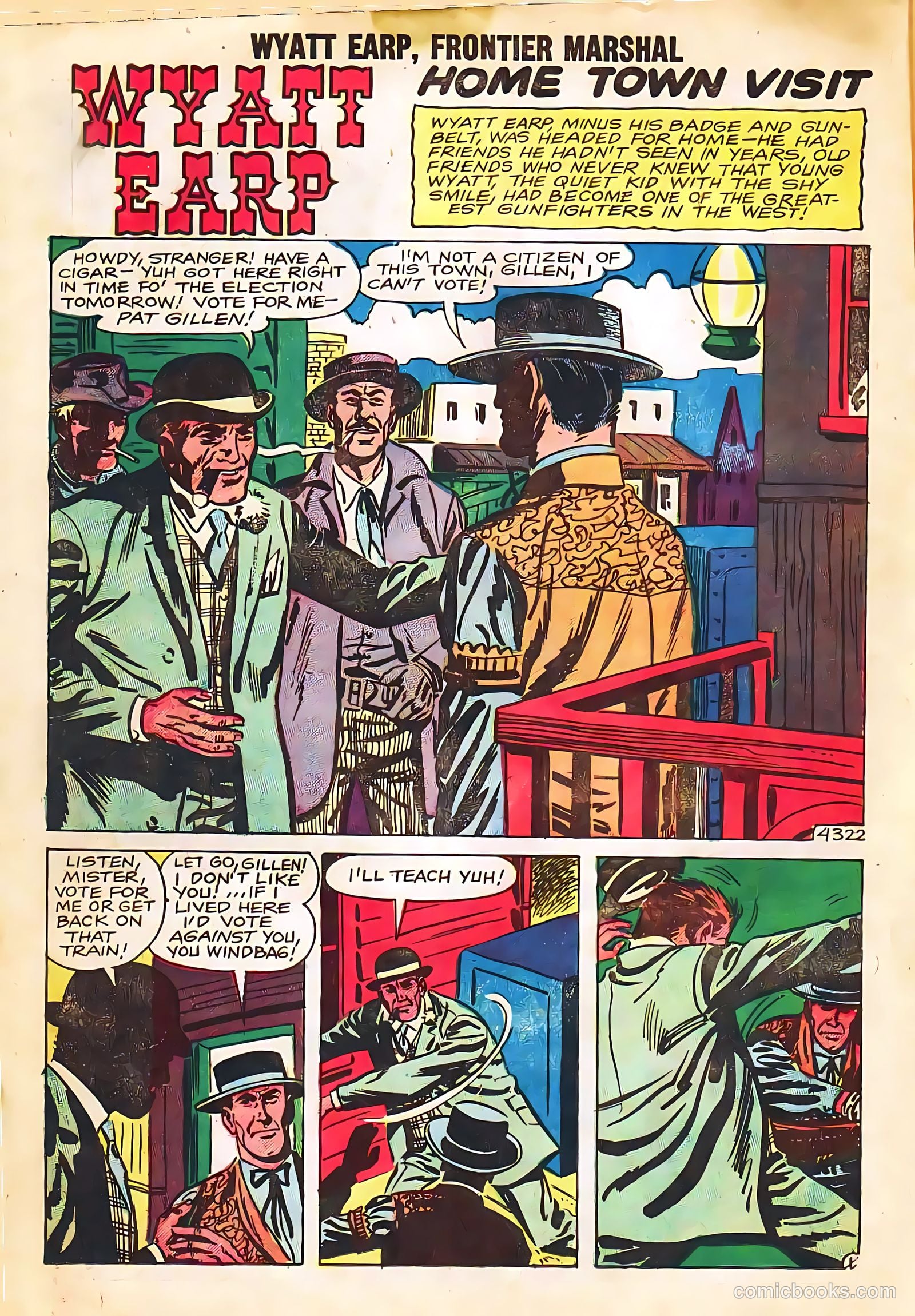 Wyatt Earp, Frontier Marshal #24 — page 14 of 36