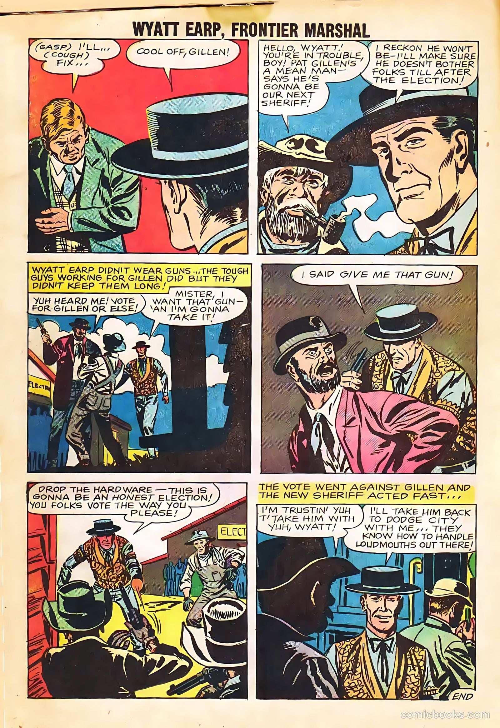 Wyatt Earp, Frontier Marshal #24 — page 16 of 36