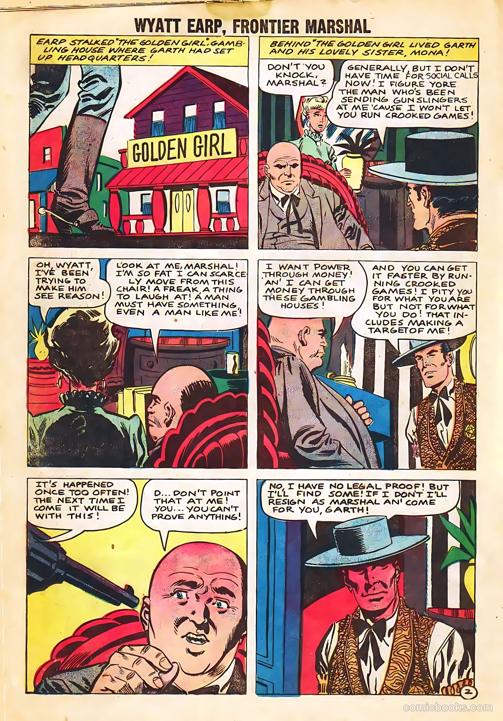Wyatt Earp, Frontier Marshal #24 — page 18 of 36