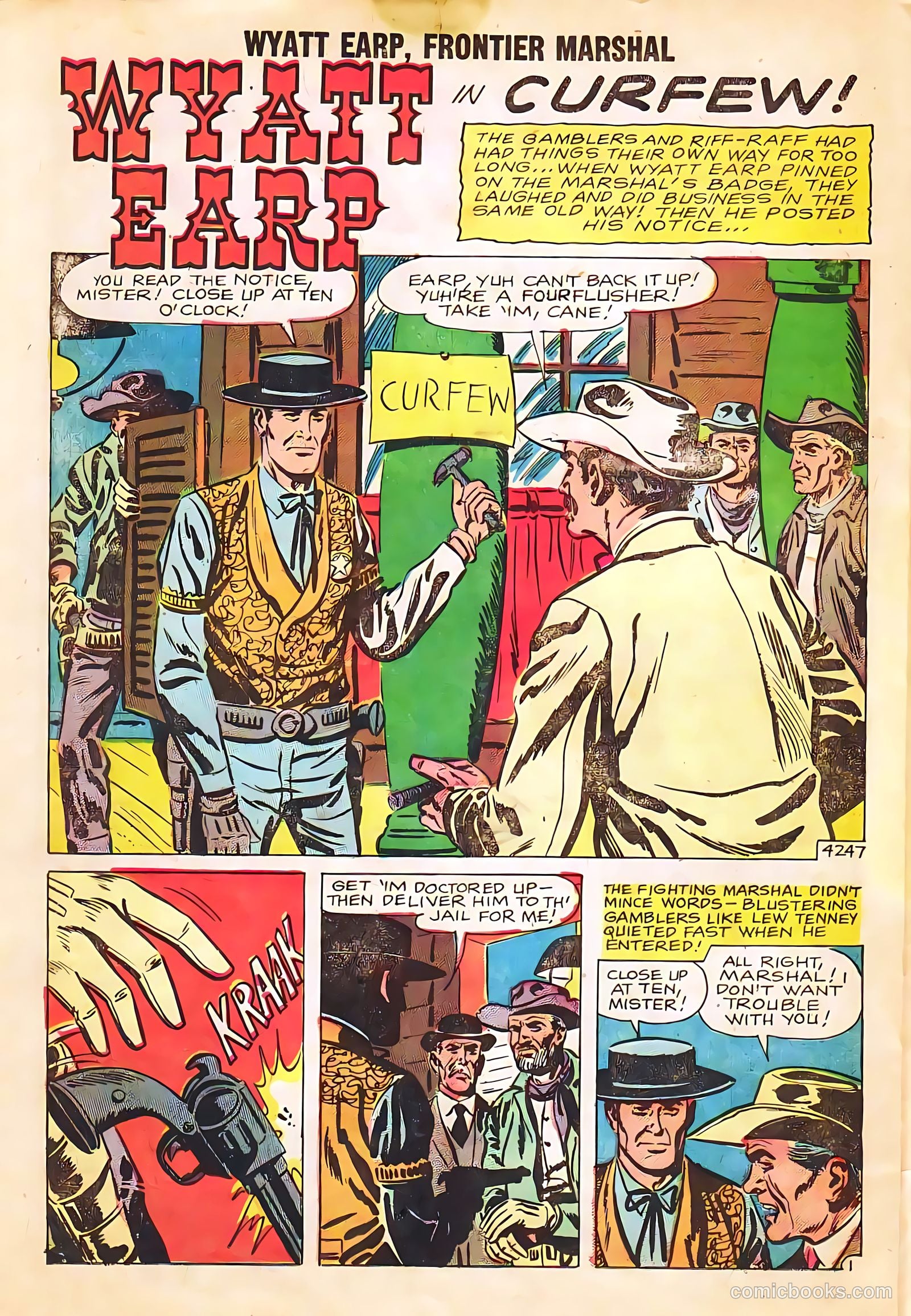 Wyatt Earp, Frontier Marshal #24 — page 26 of 36