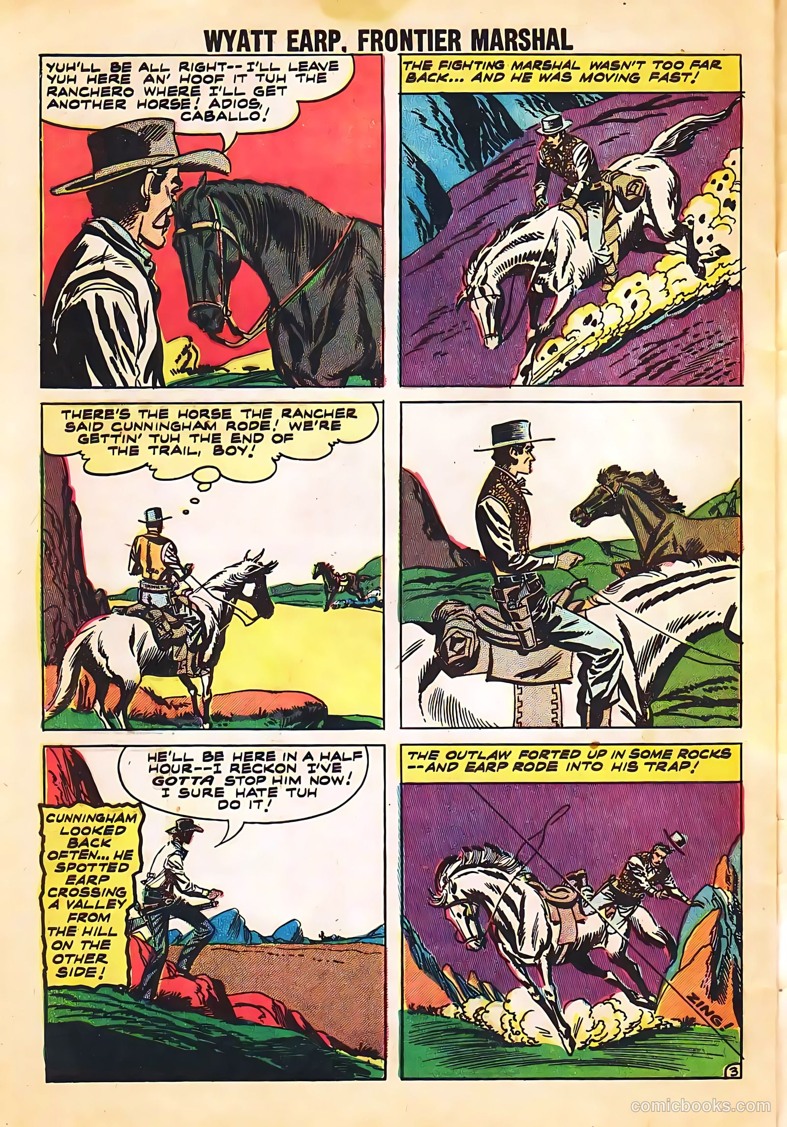 Wyatt Earp, Frontier Marshal #24 — page 32 of 36