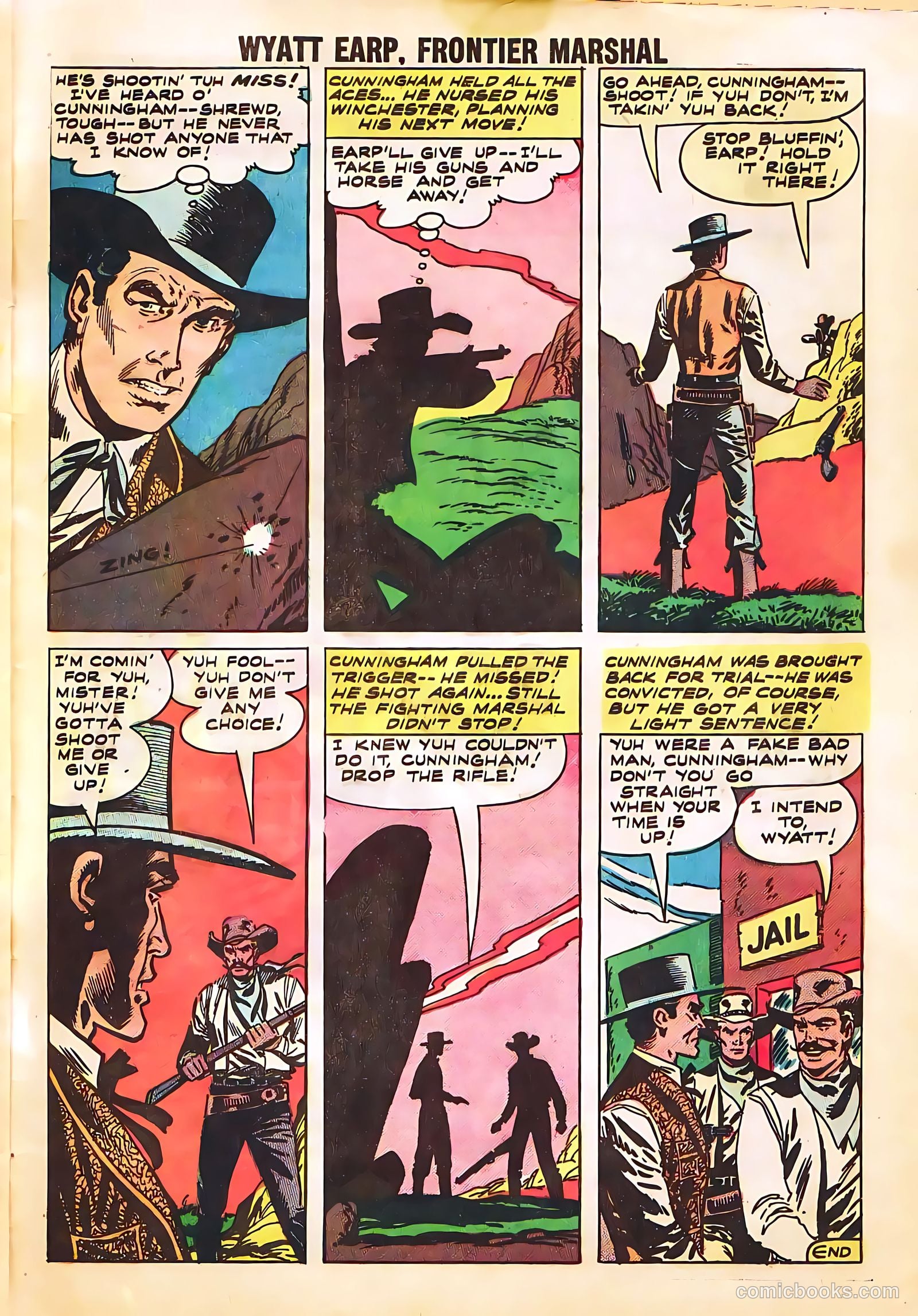Wyatt Earp, Frontier Marshal #24 — page 33 of 36