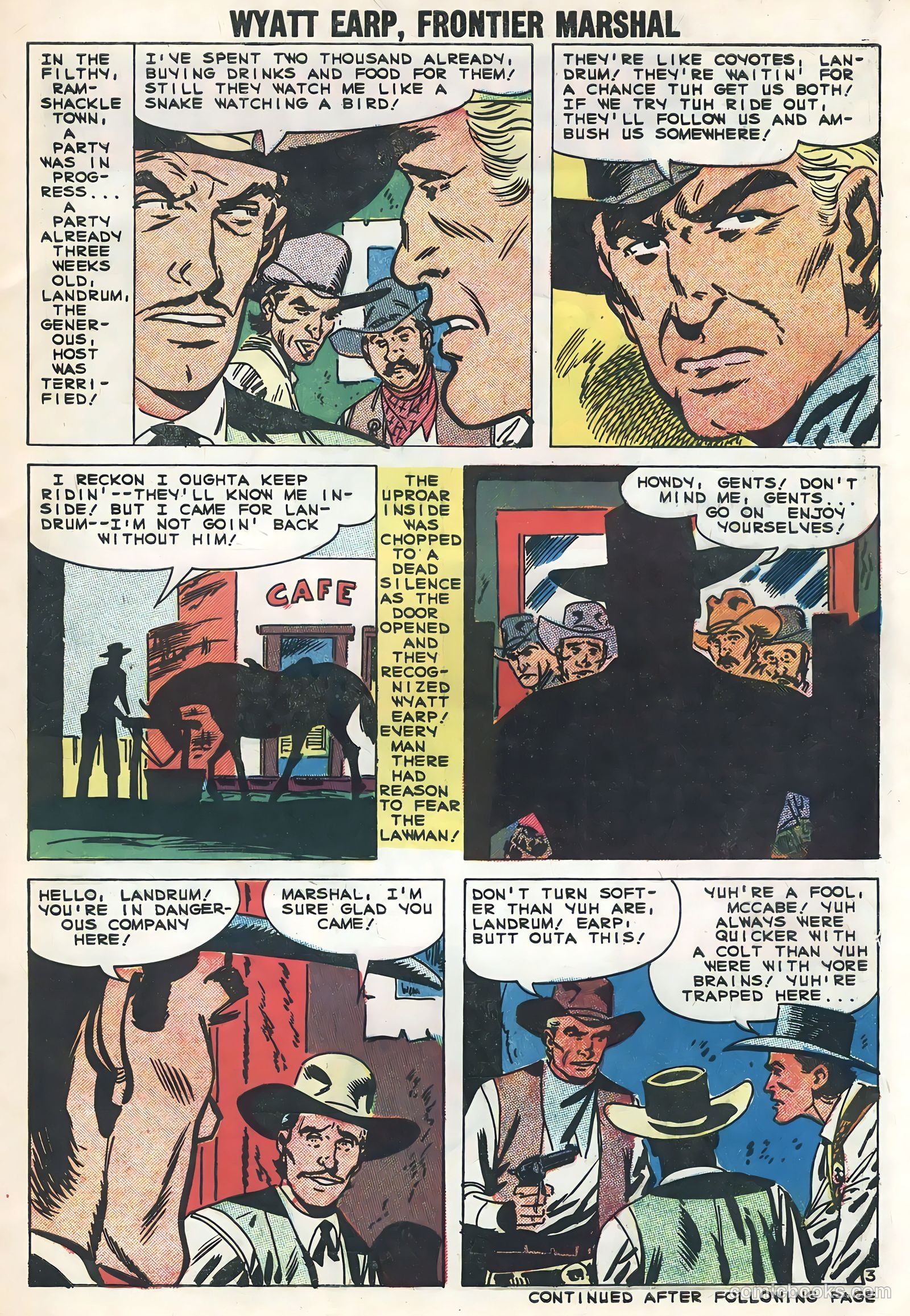 Wyatt Earp, Frontier Marshal #26 — page 5 of 36