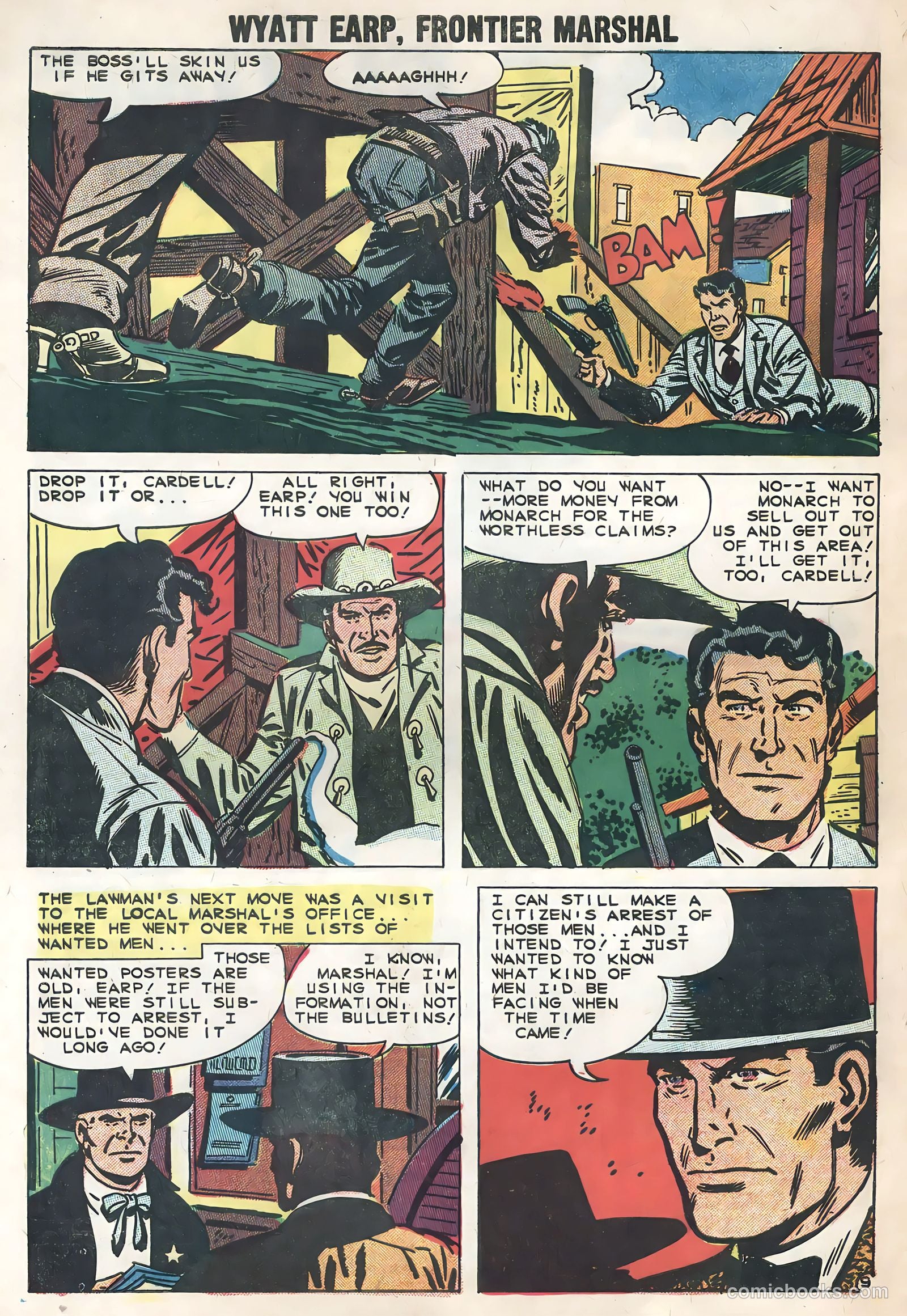 Wyatt Earp, Frontier Marshal #26 — page 32 of 36