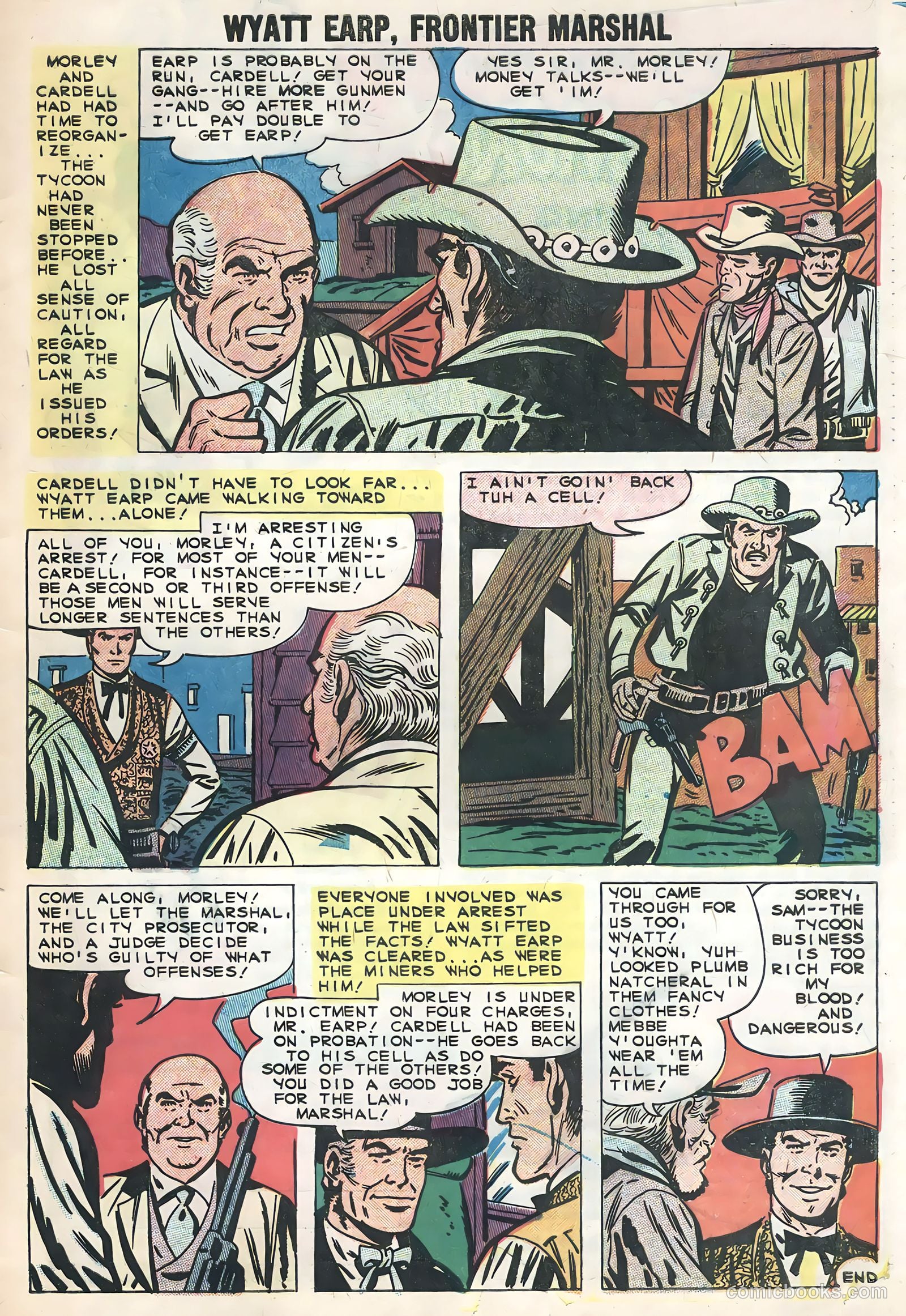 Wyatt Earp, Frontier Marshal #26 — page 33 of 36