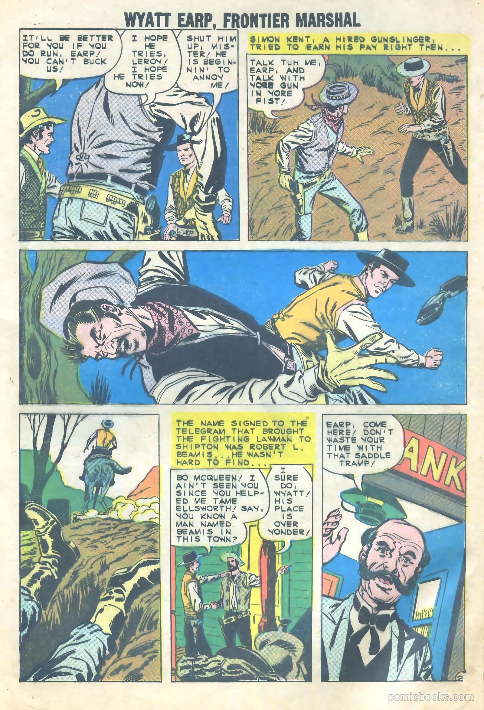Wyatt Earp, Frontier Marshal #28 — page 4 of 36
