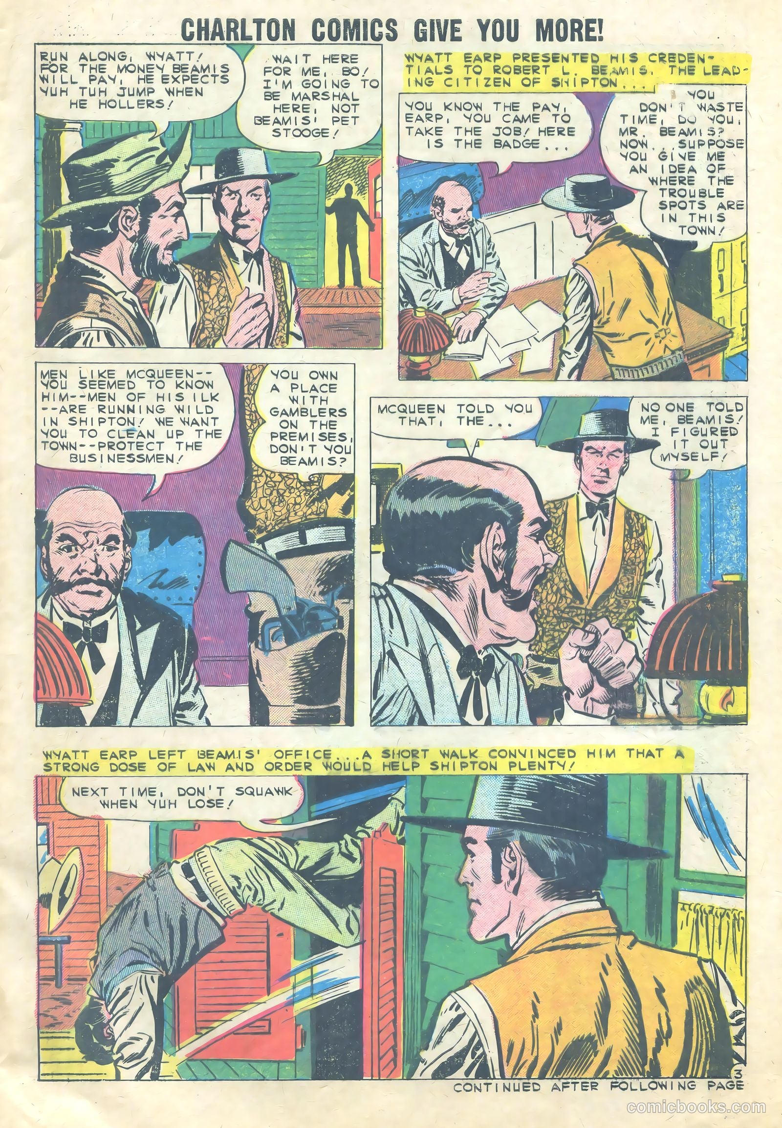 Wyatt Earp, Frontier Marshal #28 — page 5 of 36