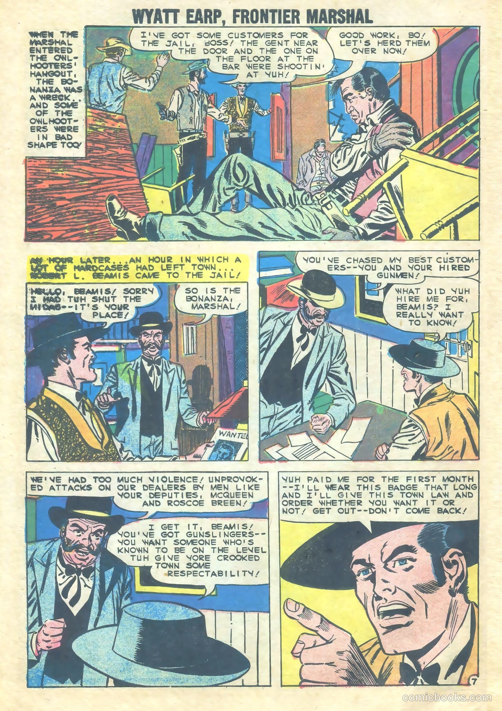 Wyatt Earp, Frontier Marshal #28 — page 10 of 36