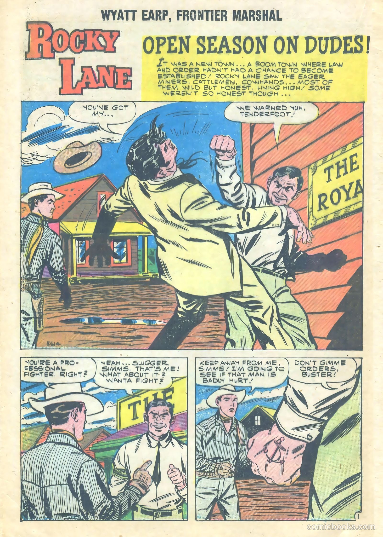 Wyatt Earp, Frontier Marshal #28 — page 16 of 36