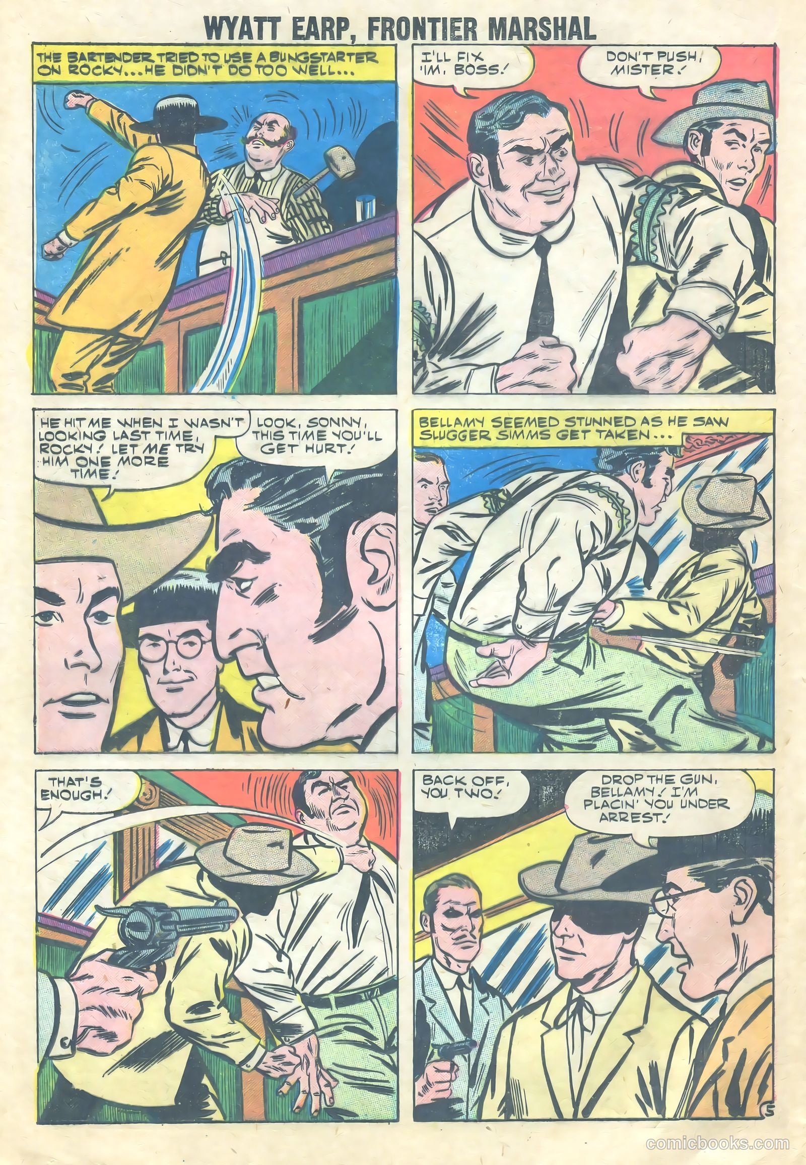 Wyatt Earp, Frontier Marshal #28 — page 20 of 36